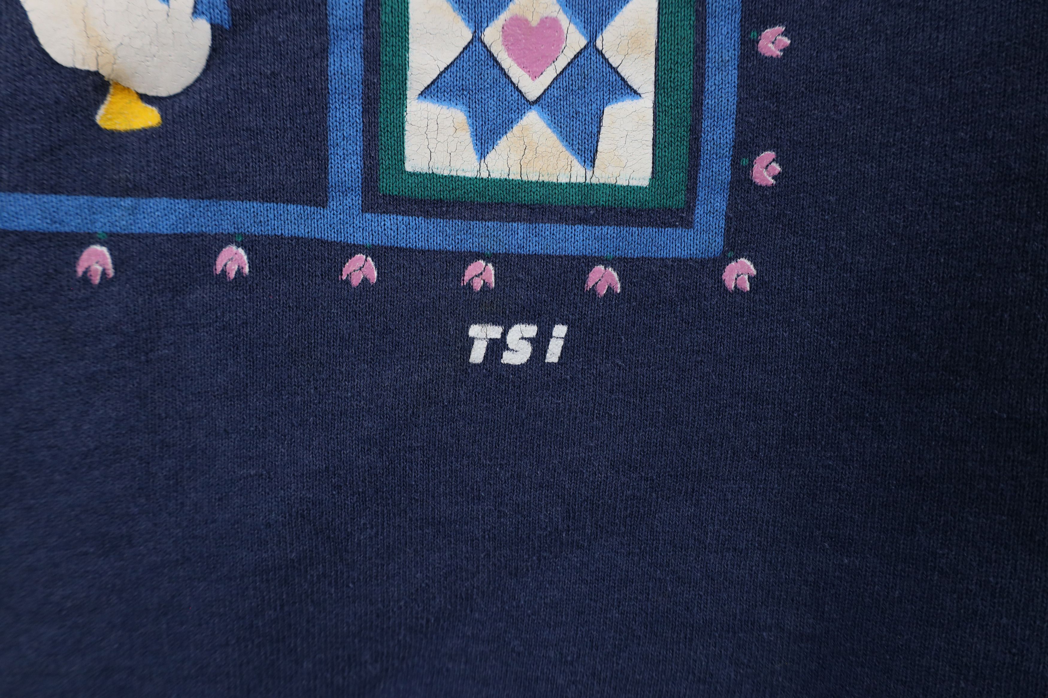 Vintage Vintage 90s Country Primitive Farmhouse Duck Sweatshirt USA Size L / US 10 / IT 46 - 7 Thumbnail