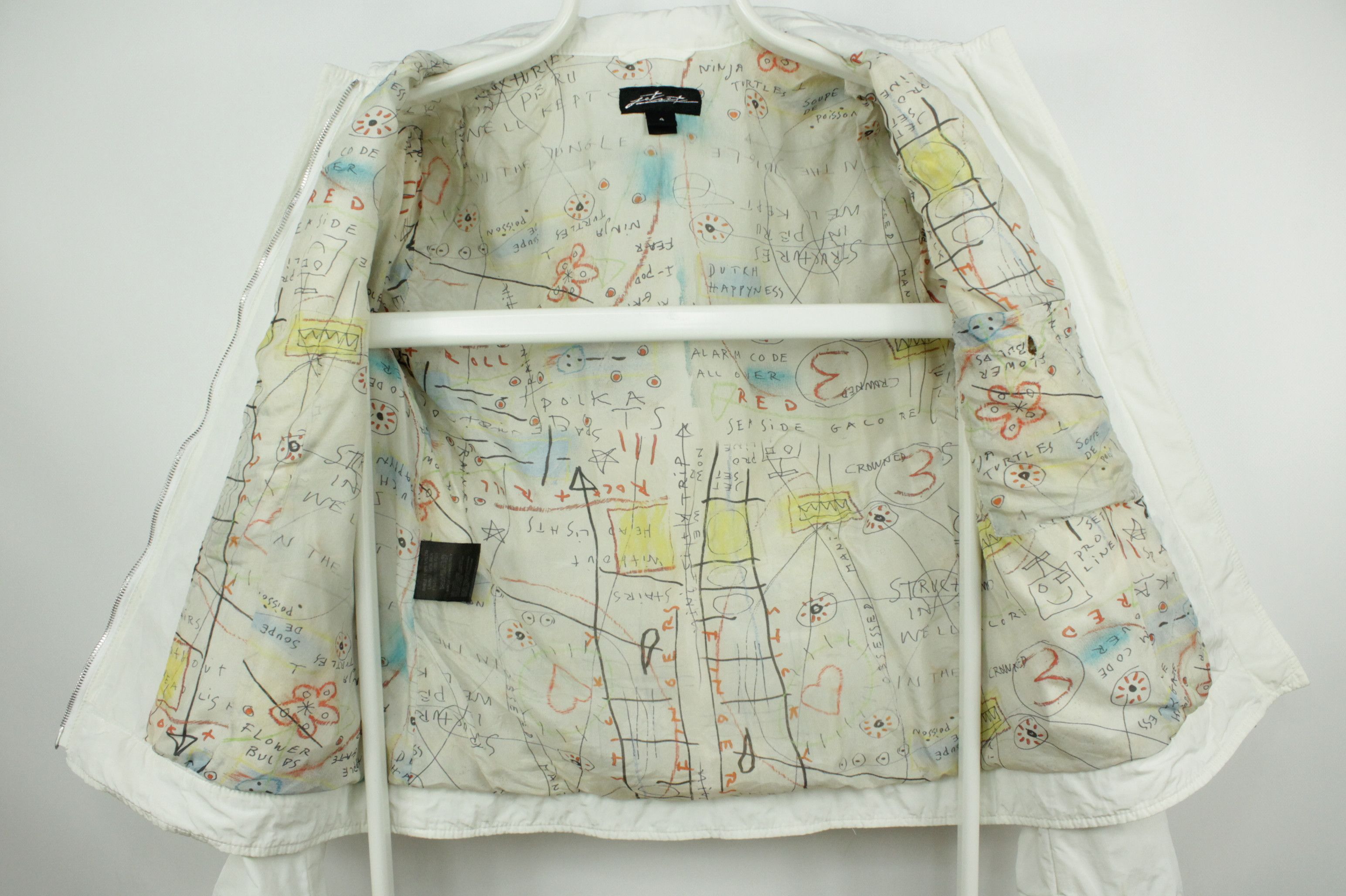 JET SET JET SET White Nylon Light Casual Women's Jacket Size L / US 10 / IT 46 - 11 Thumbnail