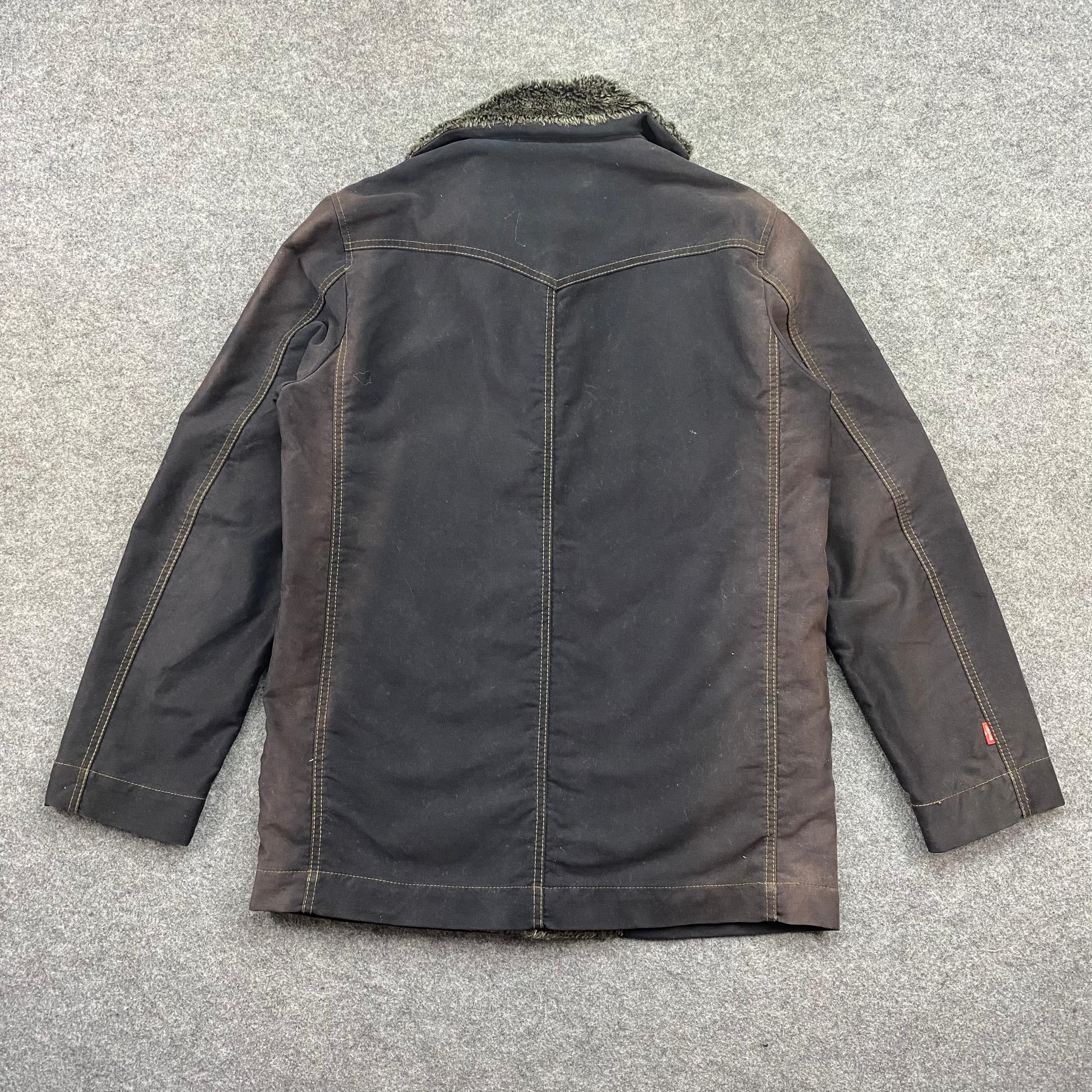 Levi's Vintage Clothing Vintage Levis Fur Jacket Size US M / EU 48-50 / 2 - 2 Thumbnail