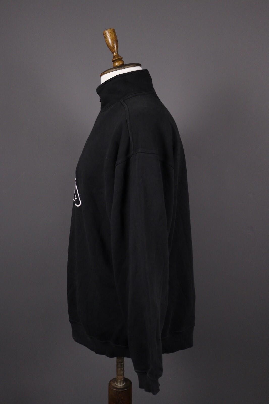 Fila Fila Big Logo Vintage Black 1/4 Zip Sweater Size XL Size US XL / EU 56 / 4 - 8 Thumbnail