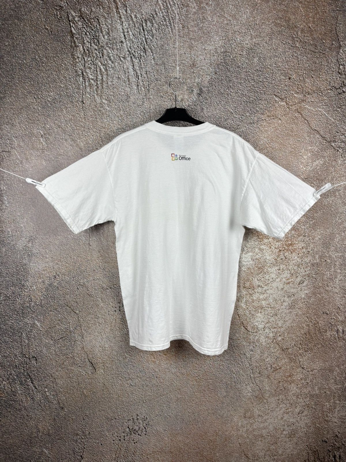 Microsoft Vintage Microsoft Office Gildan White T Shirt Size L Size US L / EU 52-54 / 3 - 3 Thumbnail