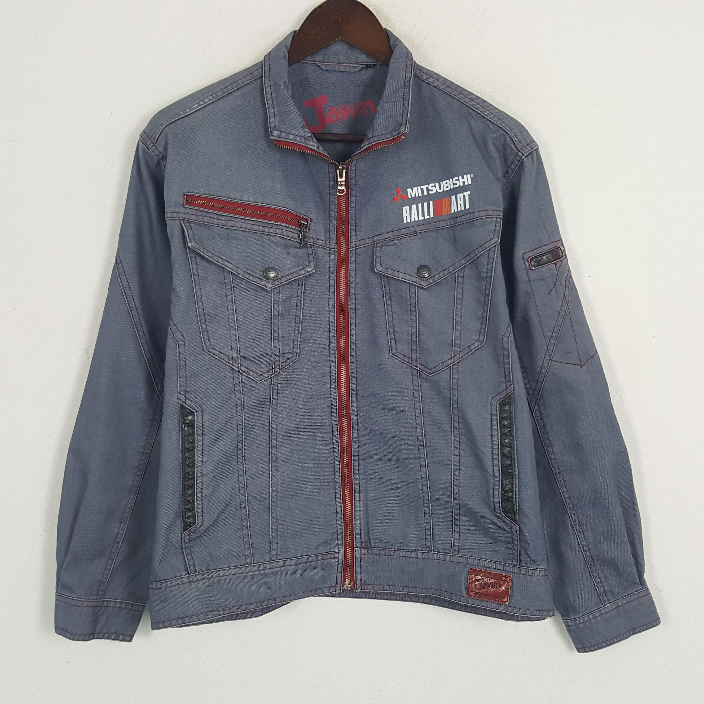 Japanese Brand × Vintage Vintage Mitsubishi RalliArt Racing Custom Uniform Jacket Size US M / EU 48-50 / 2 - 3 Thumbnail