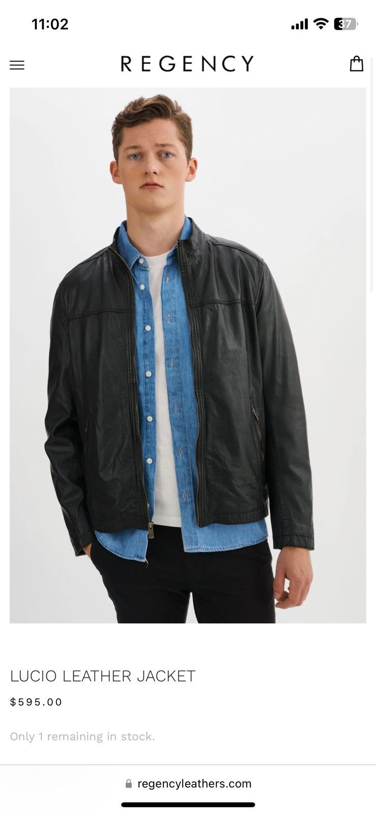Other Lamb leather light jacket Size US L / EU 52-54 / 3 - 8 Thumbnail