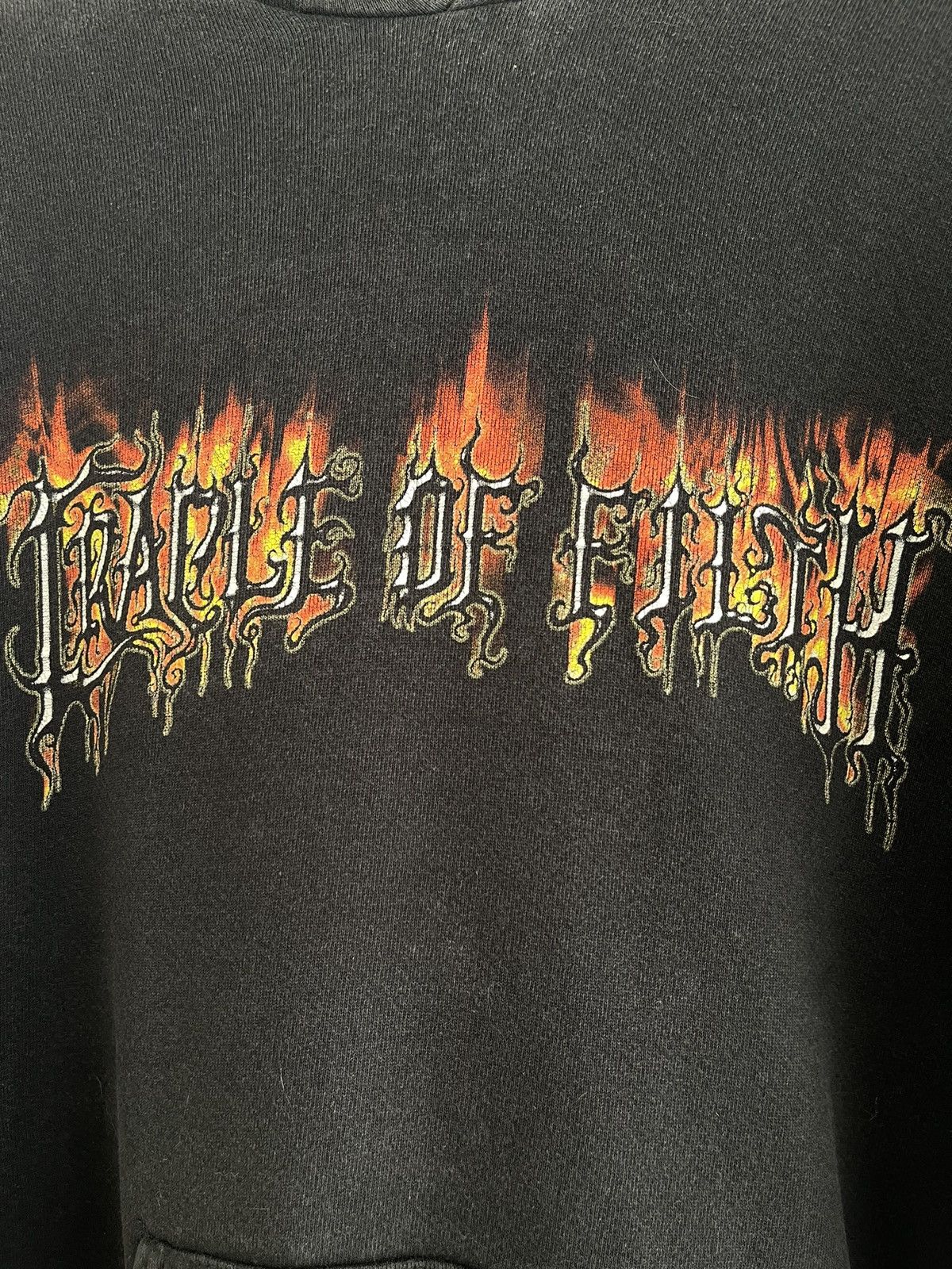 Band Tees Vintage Y2K Cradle of Filth Midian Promo Flame Sleeve Hoodie Size US M / EU 48-50 / 2 - 3 Thumbnail