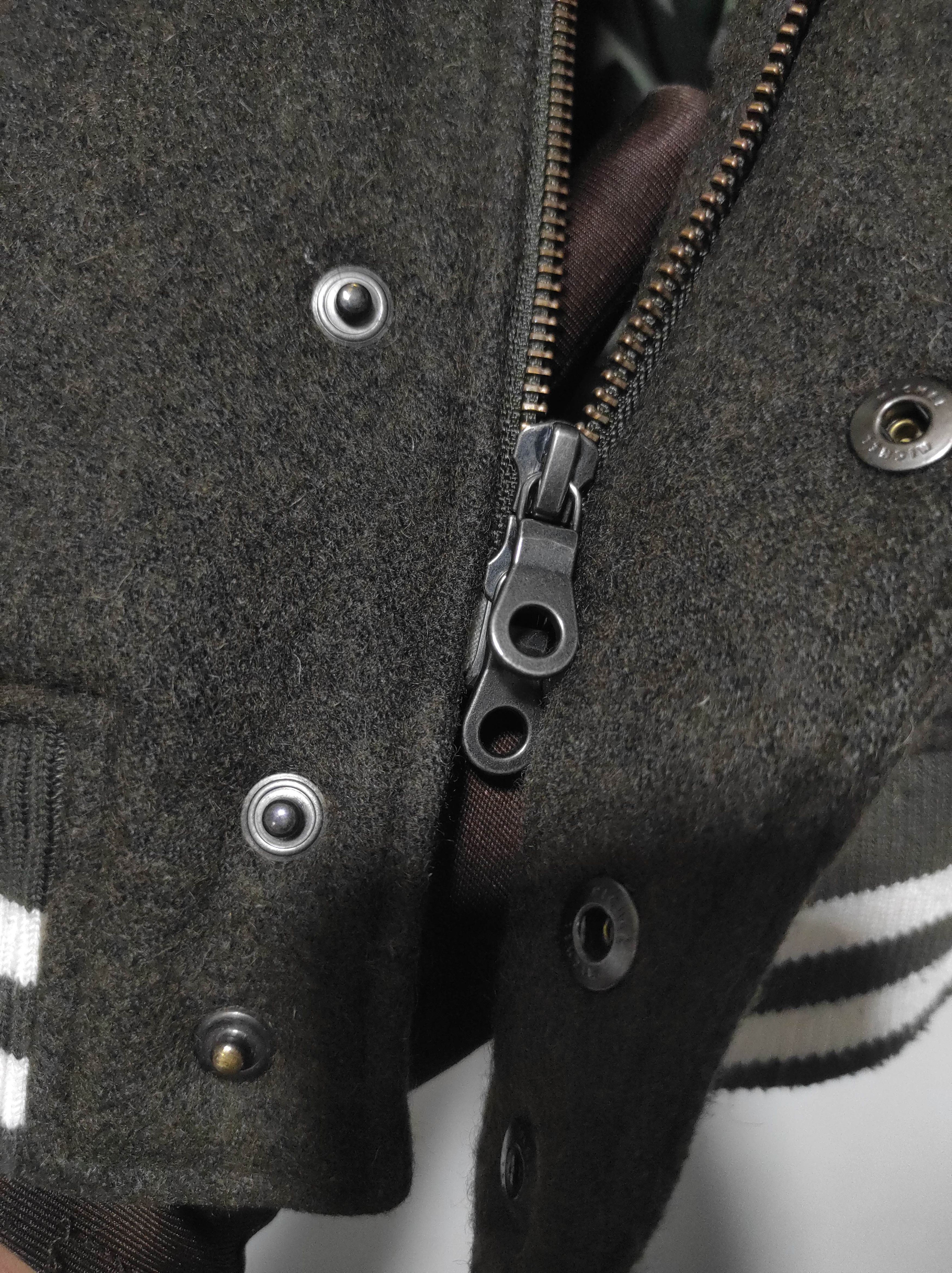 Japanese Brand INHERIT Wool mix Knit double Zp Fur Hoodie ifsix LGB style Size US S / EU 44-46 / 1 - 7 Thumbnail