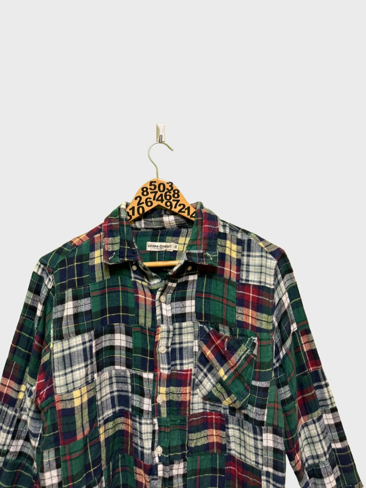 Flannel Vintage CEDAR CREST Patchwork Rebuild Flannel Shirt Size US S / EU 44-46 / 1 - 3 Thumbnail