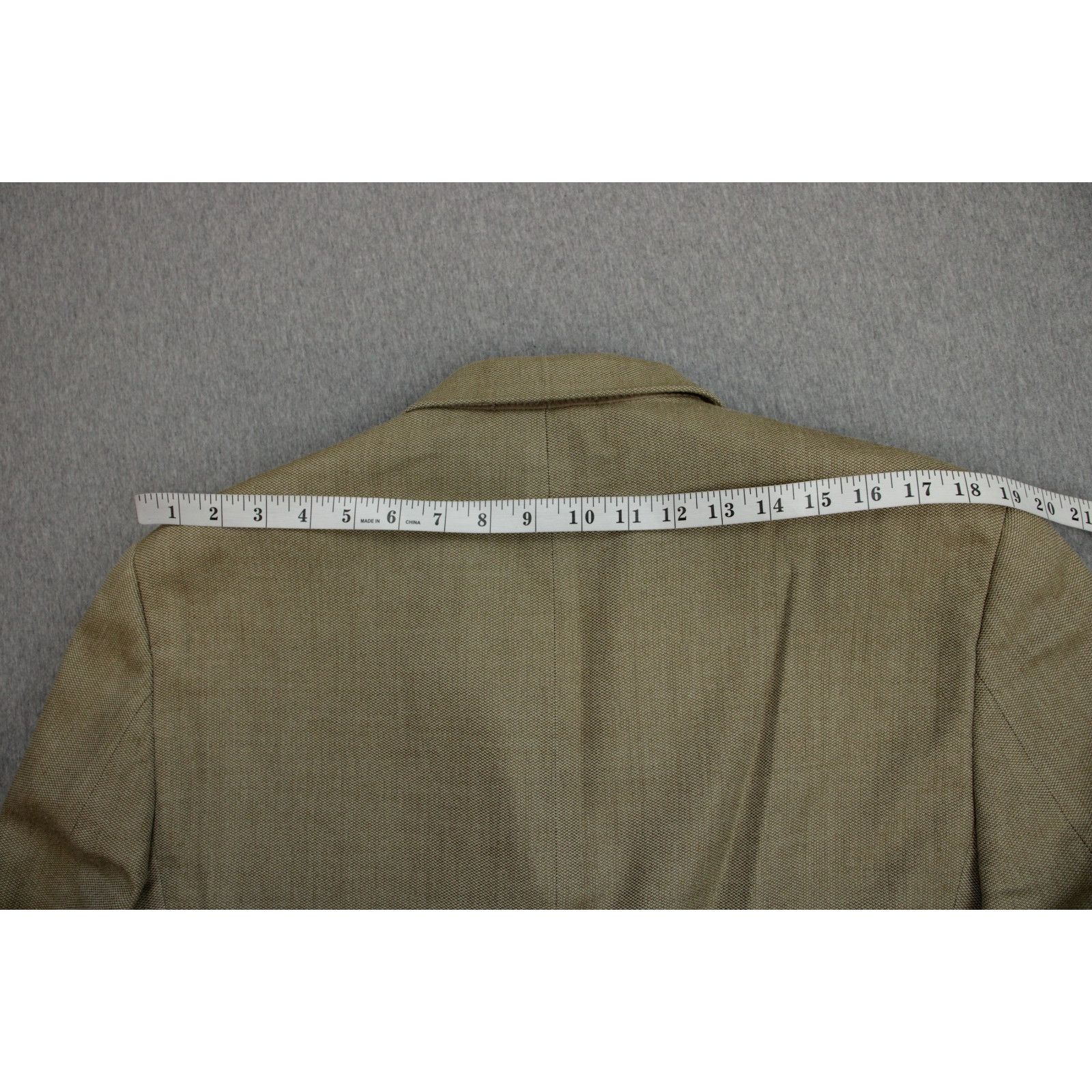 Lauren Ralph Lauren Lauren Ralph Lauren Blazer Mens Size 42R Beige Silk Wool Size 42R - 10 Thumbnail
