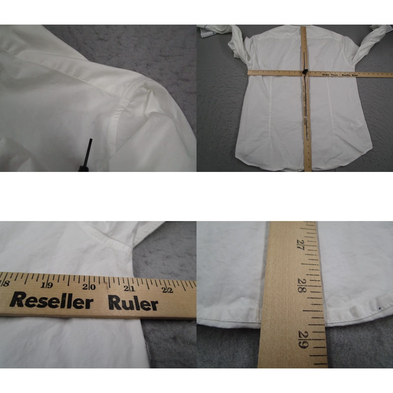 Hugo Boss VINTAGE? No; The item is not vintage. Title: HUGO BOSS Shirt Mens XL Slim Fit White Button-Up Long Sleeve Casual Shirt Size US XL / EU 56 / 4 - 8 Thumbnail