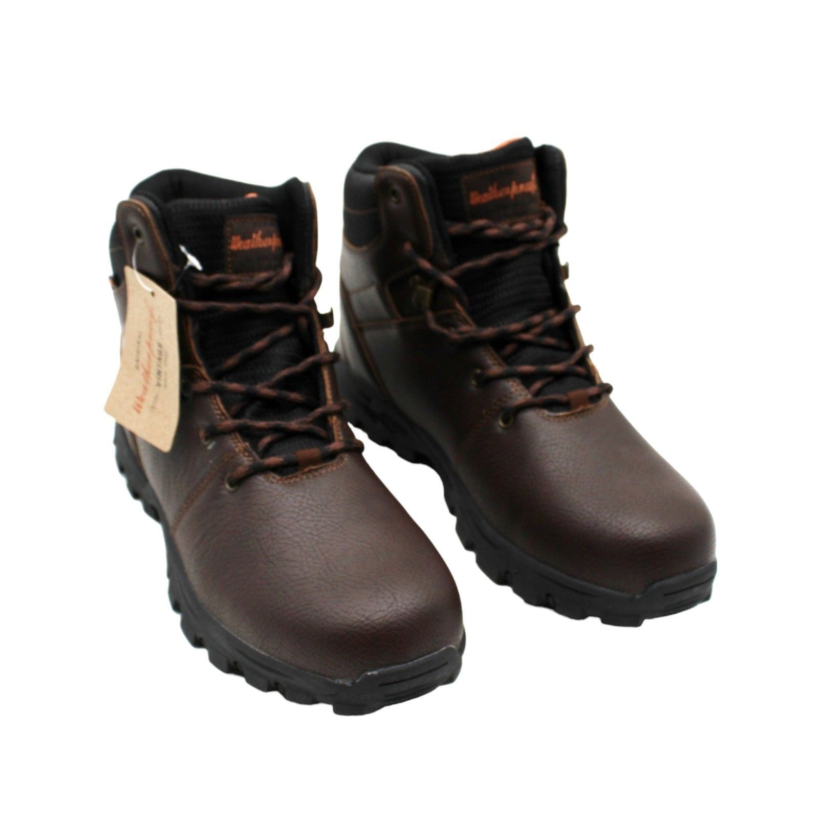Weatherproof Weatherproof Vintage Mens Brown Pull Tab Padded 