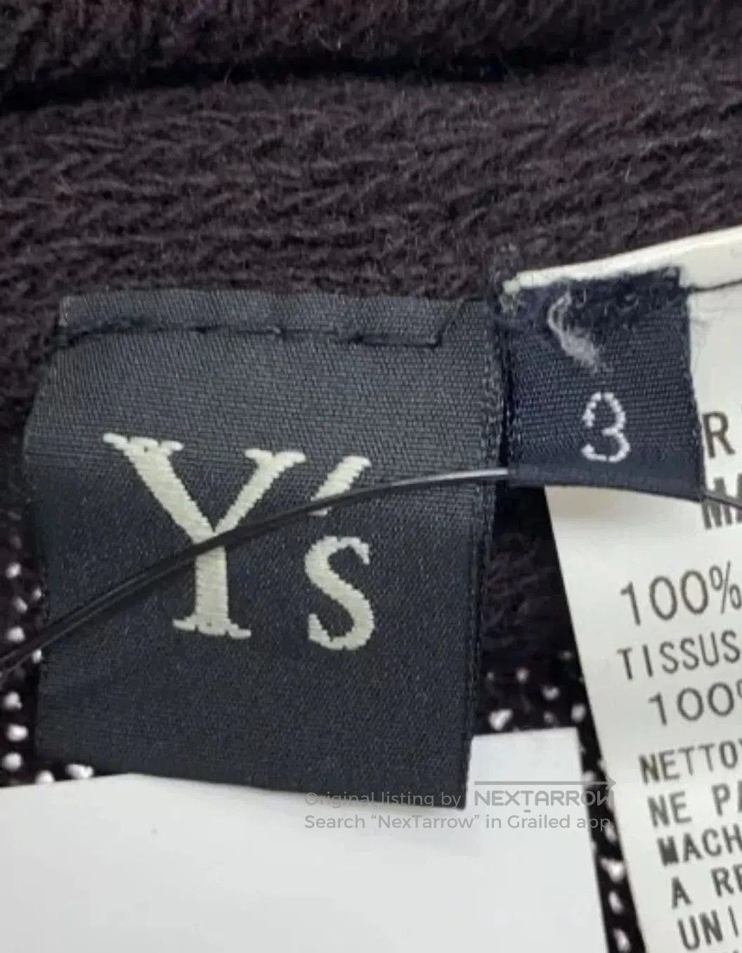Yohji Yamamoto Y's Yohji Yamamoto Lightweight Wool Sweater. Size L / US 10 / IT 46 - 6 Thumbnail