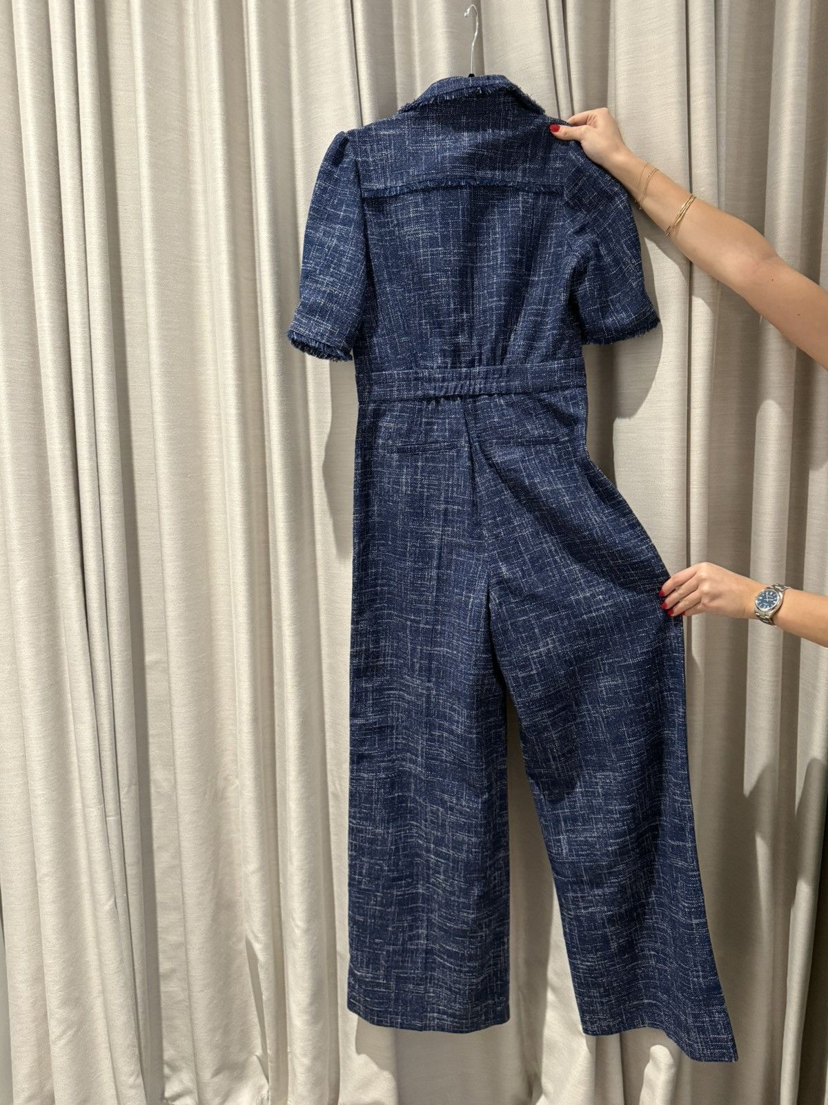 ME+EM Tweed Jumpsuit Size 27" / US 4 / IT 40 - 2 Thumbnail