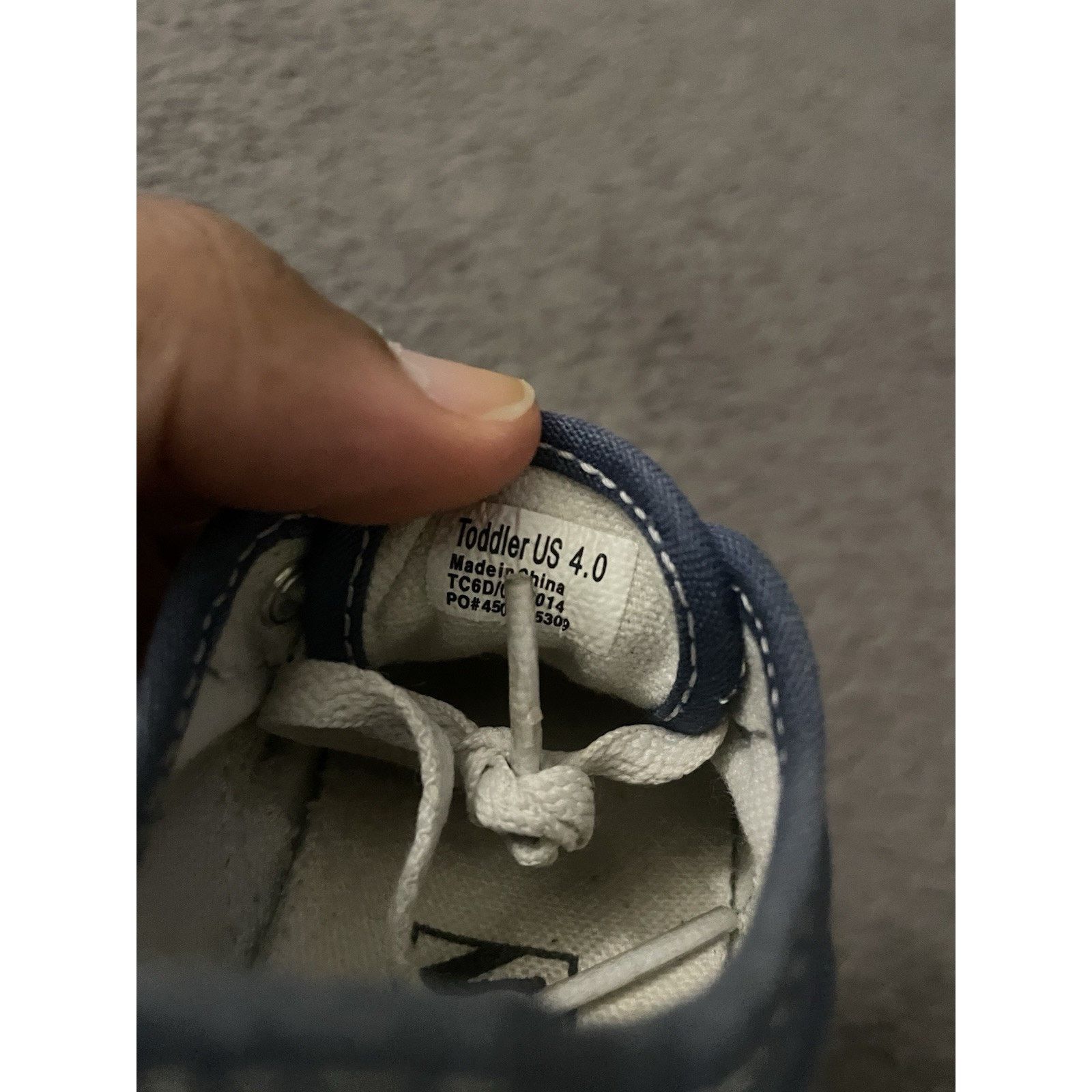 Vans Size 4c-Vans Authentic Canvas Shoes Blue Toddler Sneakers Size US 5 / EU 37 - 6 Thumbnail