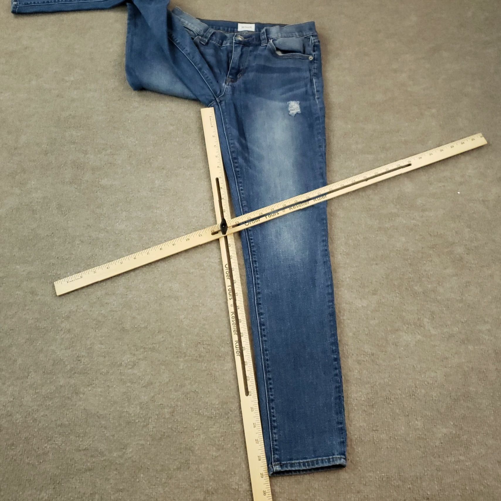 Hudson Hudson Jeans Womens Ankle Skinny Blue Stretch Size 28" / US 6 / IT 42 - 2 Thumbnail