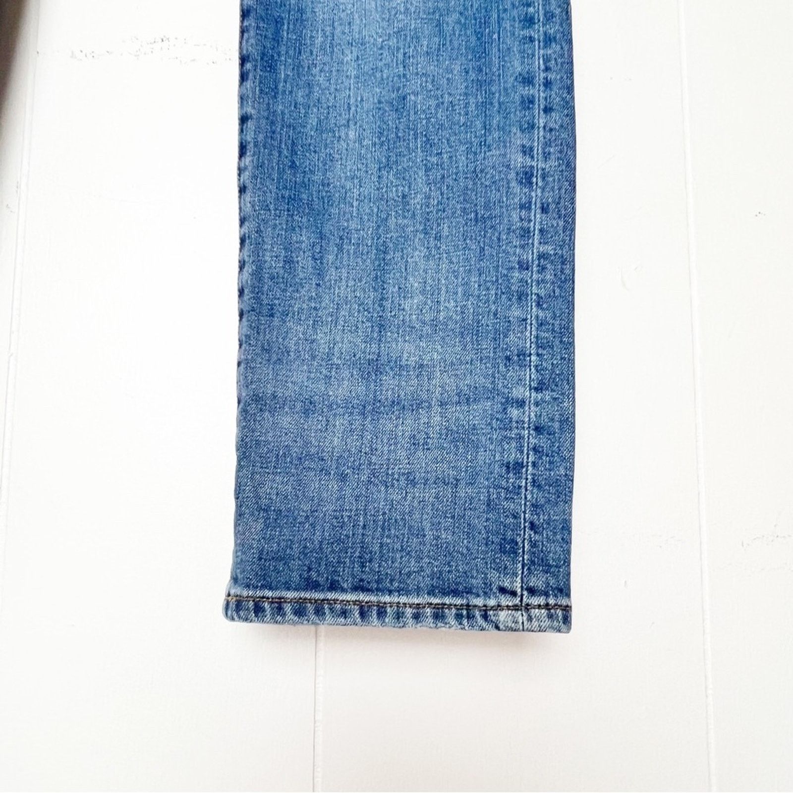 H&M H&M &Denim Distressed Button Fly 5 Pocket Jeans Men’s 32x30 Size US 32 / EU 48 - 2 Thumbnail