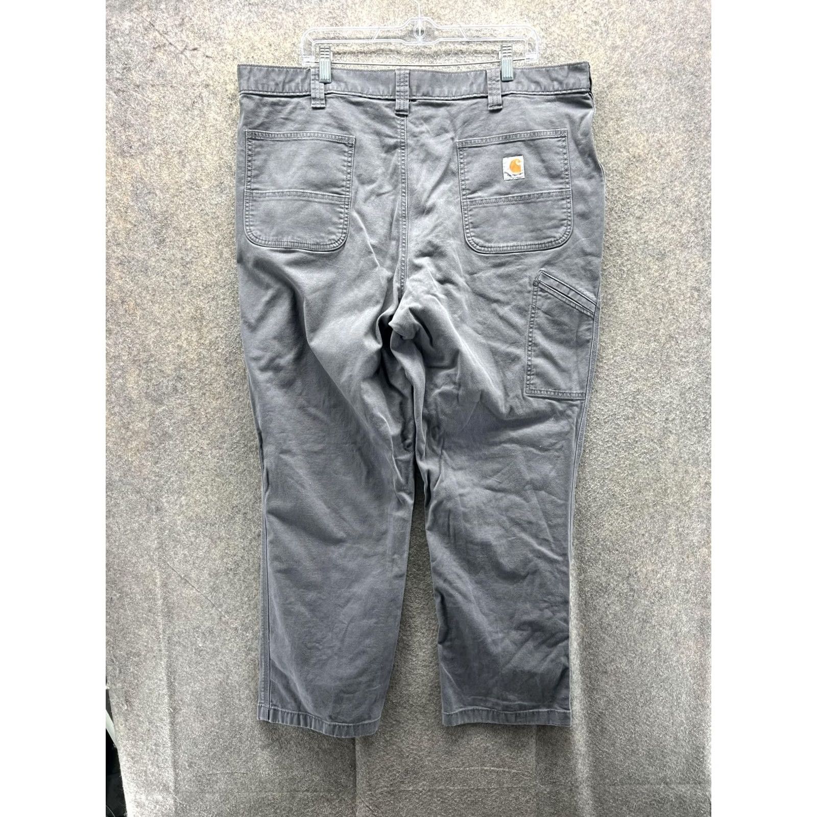 Carhartt Carhartt Pants Mens 42x32 Gray Rugged Flex Carpenter Canvas Workwear Relaxed Fit Size US 42 / EU 58 - 5 Thumbnail