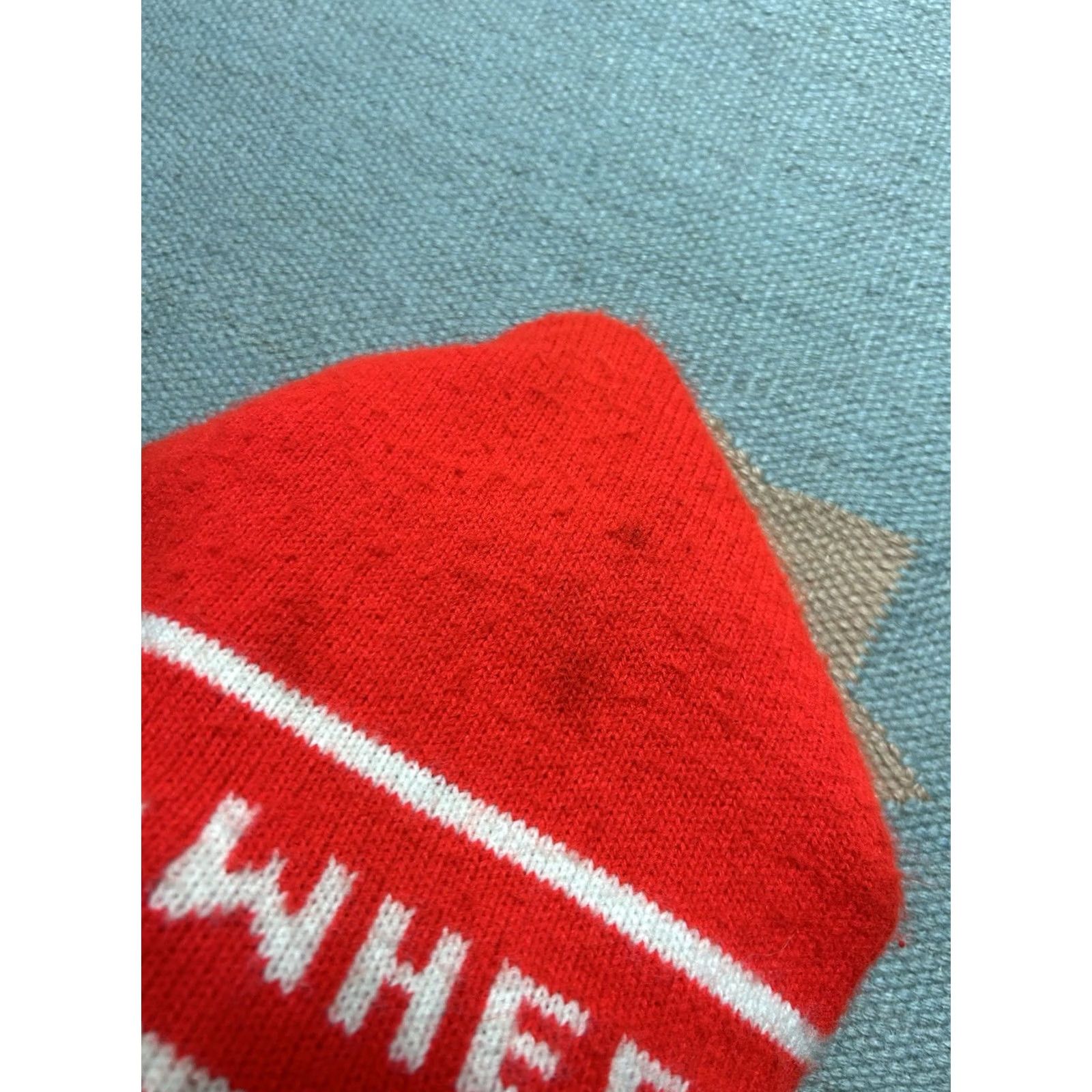 Vintage VINTAGE 70s beanie hat winter cap Tilt Wheel red ski snow spell out hot rod HaT Cap Mens Size ONE SIZE - 4 Thumbnail