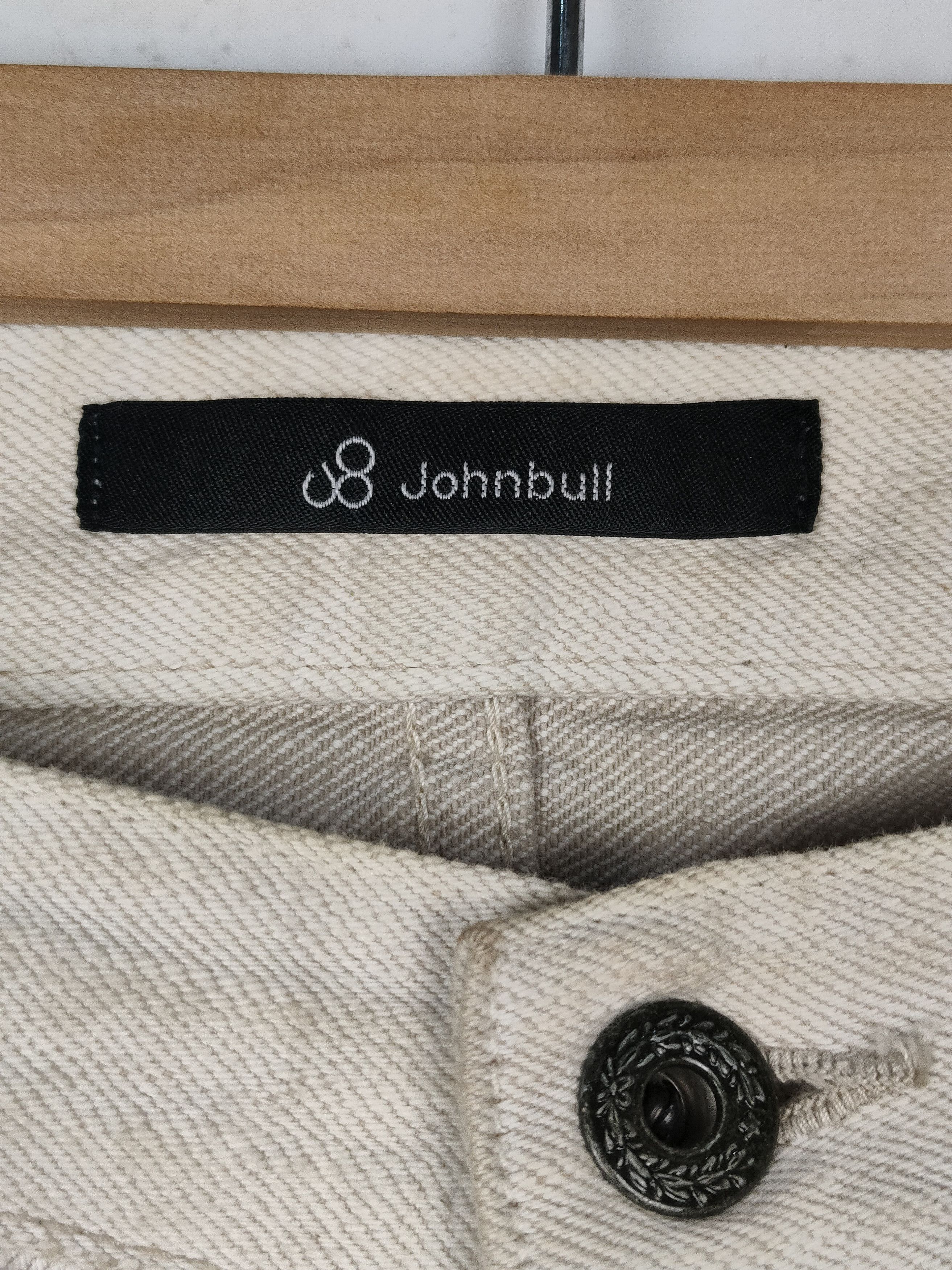 Japanese Brand Johnbull Selvedge White Denim Pant Size US 33 - 3 Thumbnail