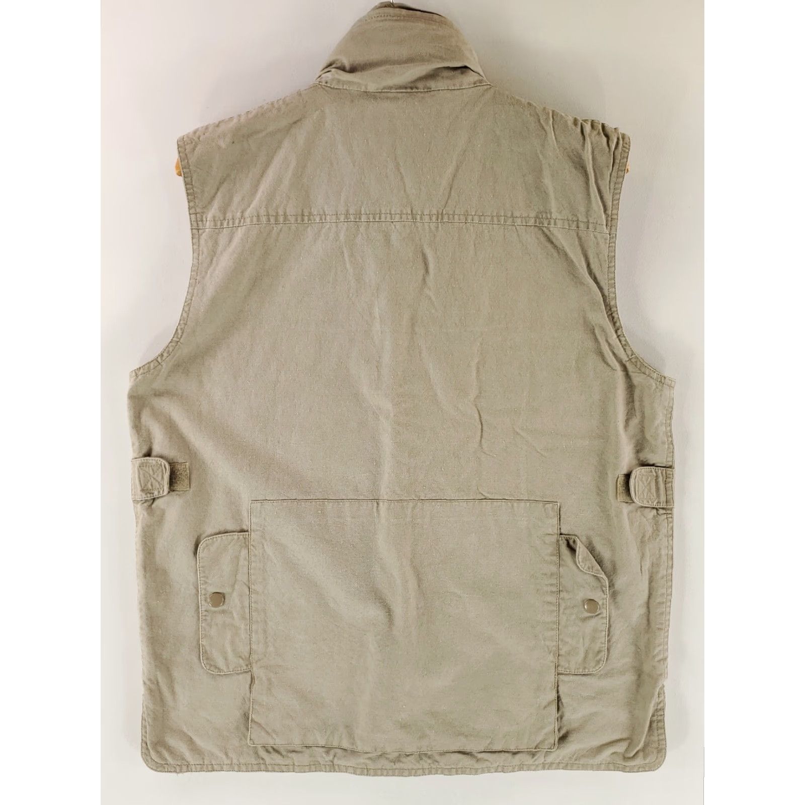 Banana Republic VINTAGE Banana Republic Vest VTG 80s 90s Safari Photographers Hooded Tan Mens M Vest Mens M Brown Cotton Safari Hooded Vest Size US M / EU 48-50 / 2 - 3 Thumbnail