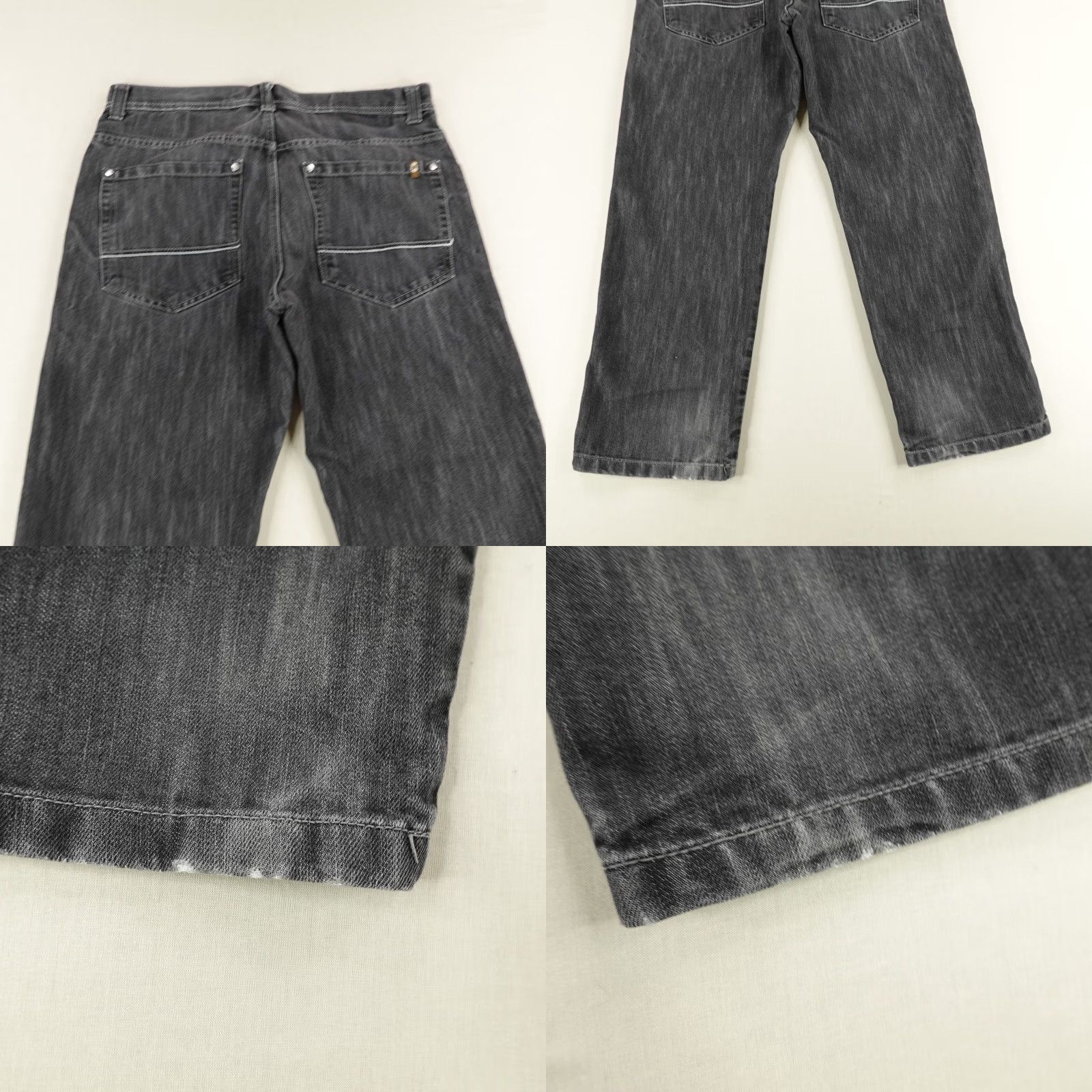 Southpole VINTAGE Southpole Jeans Men 38 Black Denim Baggy Relaxed
