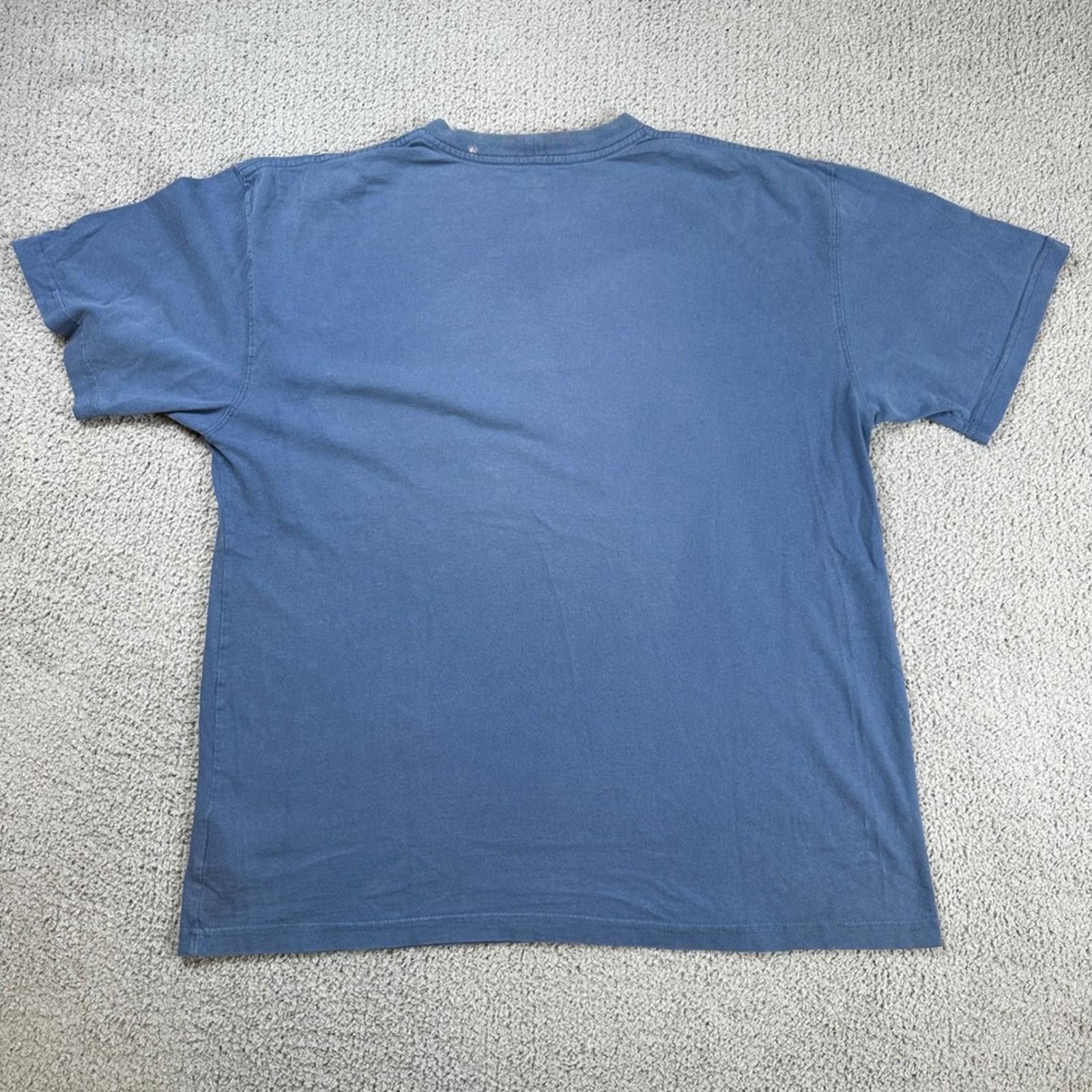 Carhartt Carhartt K87 Royal Blue Pocket T Shirt Mens XL Workwear Size US XL / EU 56 / 4 - 3 Thumbnail