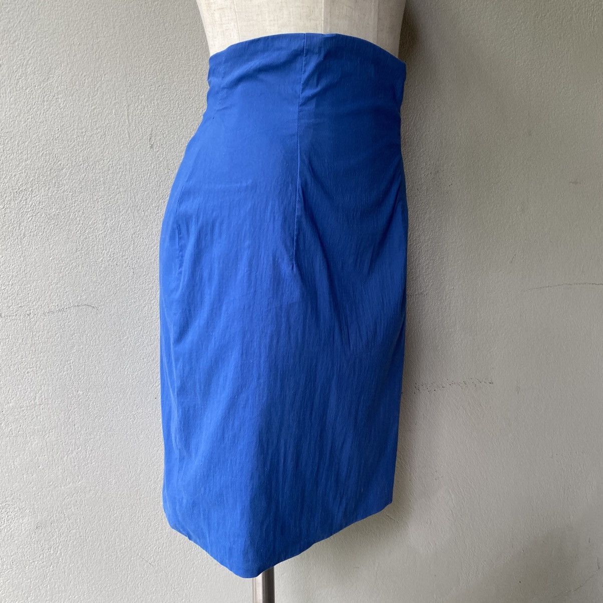 Composition by Kenzo Composition by Kenzo Royal Blue High-Waist Pencil Skirt Size 24" / US 00 / IT 34 - 5 Thumbnail