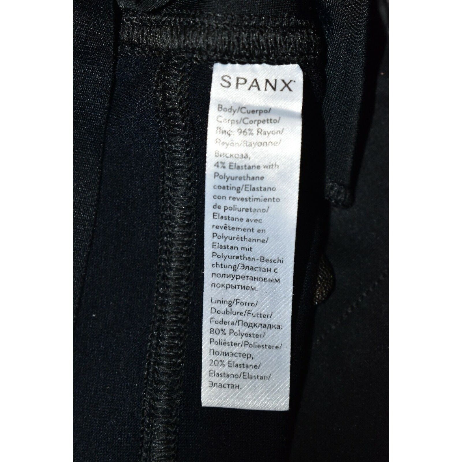 Spanx NEW SPANX Black Faux Leather Ankle Skinny Pants Size S $148 Size 28" / US 6 / IT 42 - 7 Thumbnail