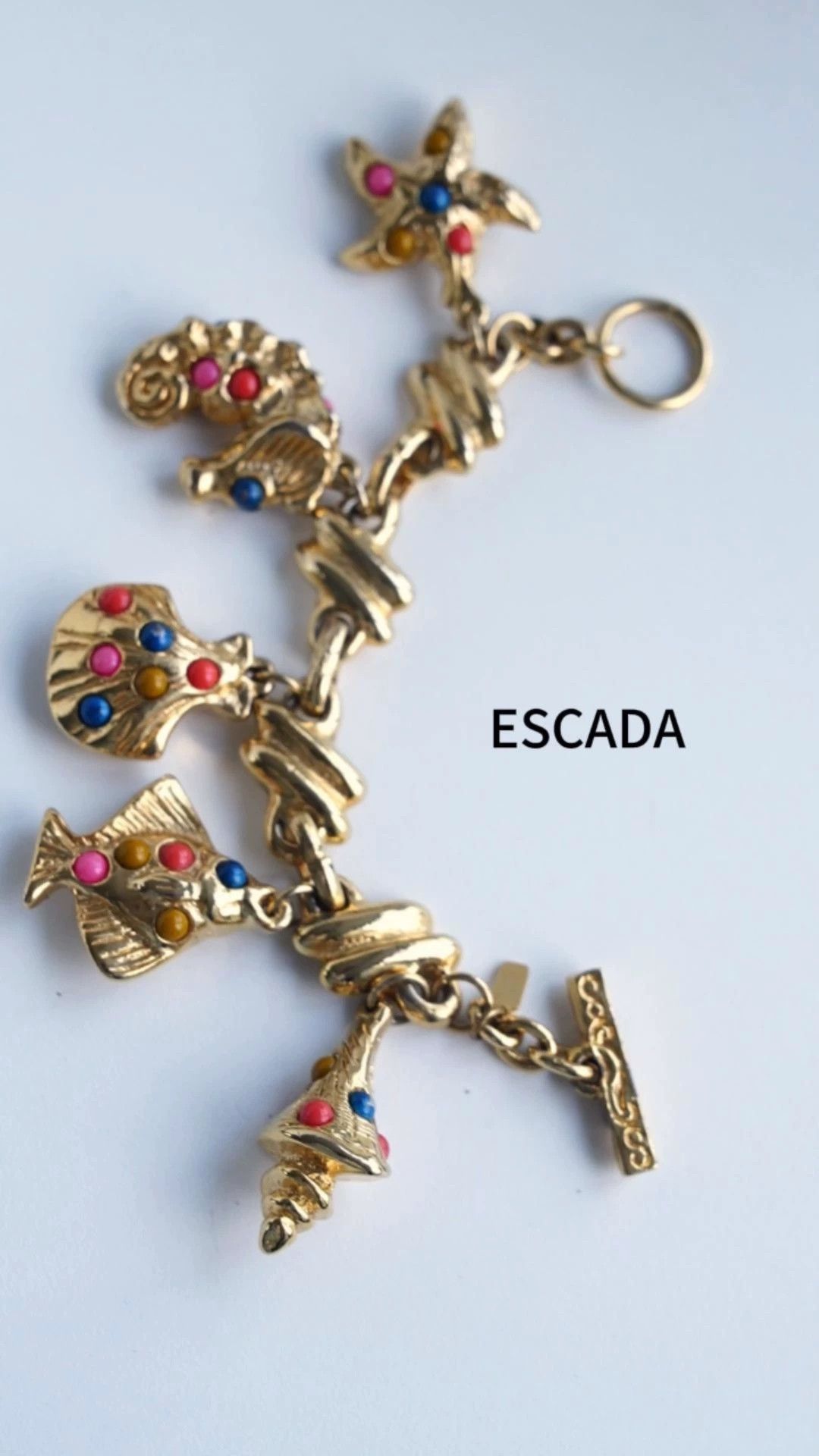 Escada Escada Ocean Theme Gold-Plated Marine Bracelet 21cm Size ONE SIZE - 1 Thumbnail