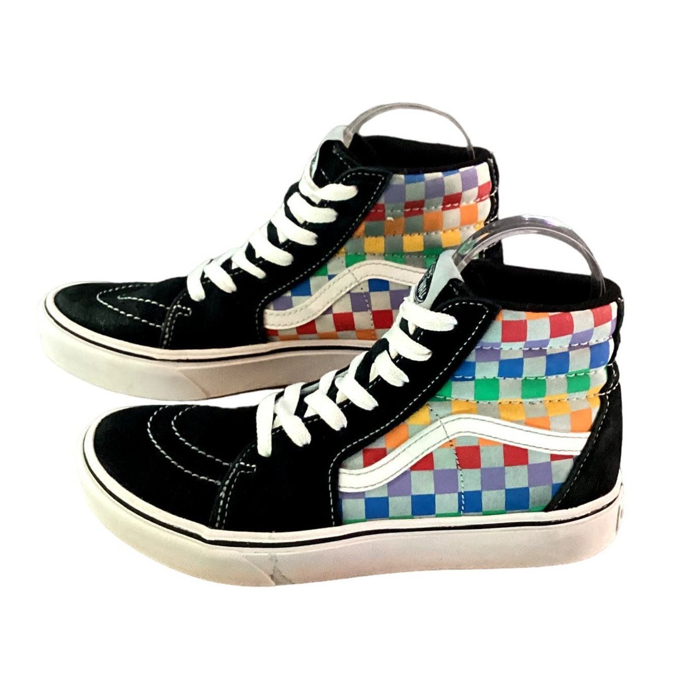 Vans Vans Sk8-Hi ComfyCush Rainbow High Top Shoes Women’s 5.5 Size US 5.5 / IT 35.5 - 1 Thumbnail