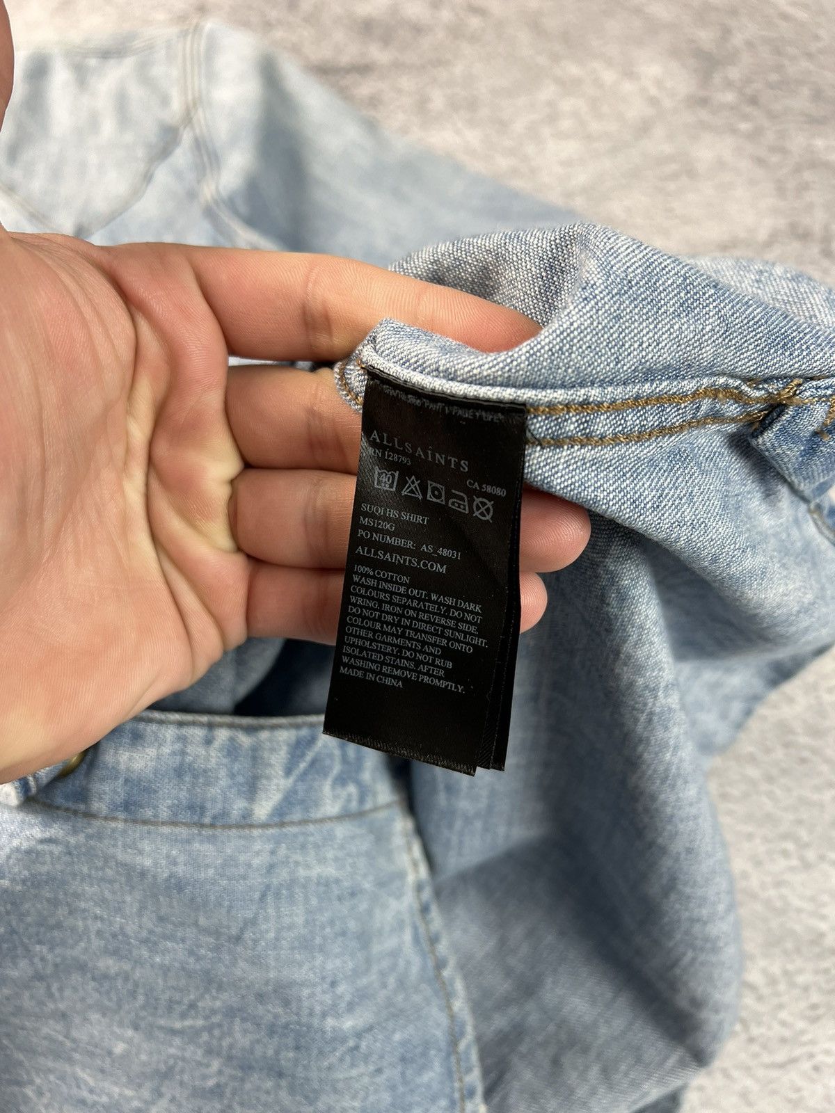 20471120 All saints suqi hs shirt Size US M / EU 48-50 / 2 - 10 Thumbnail