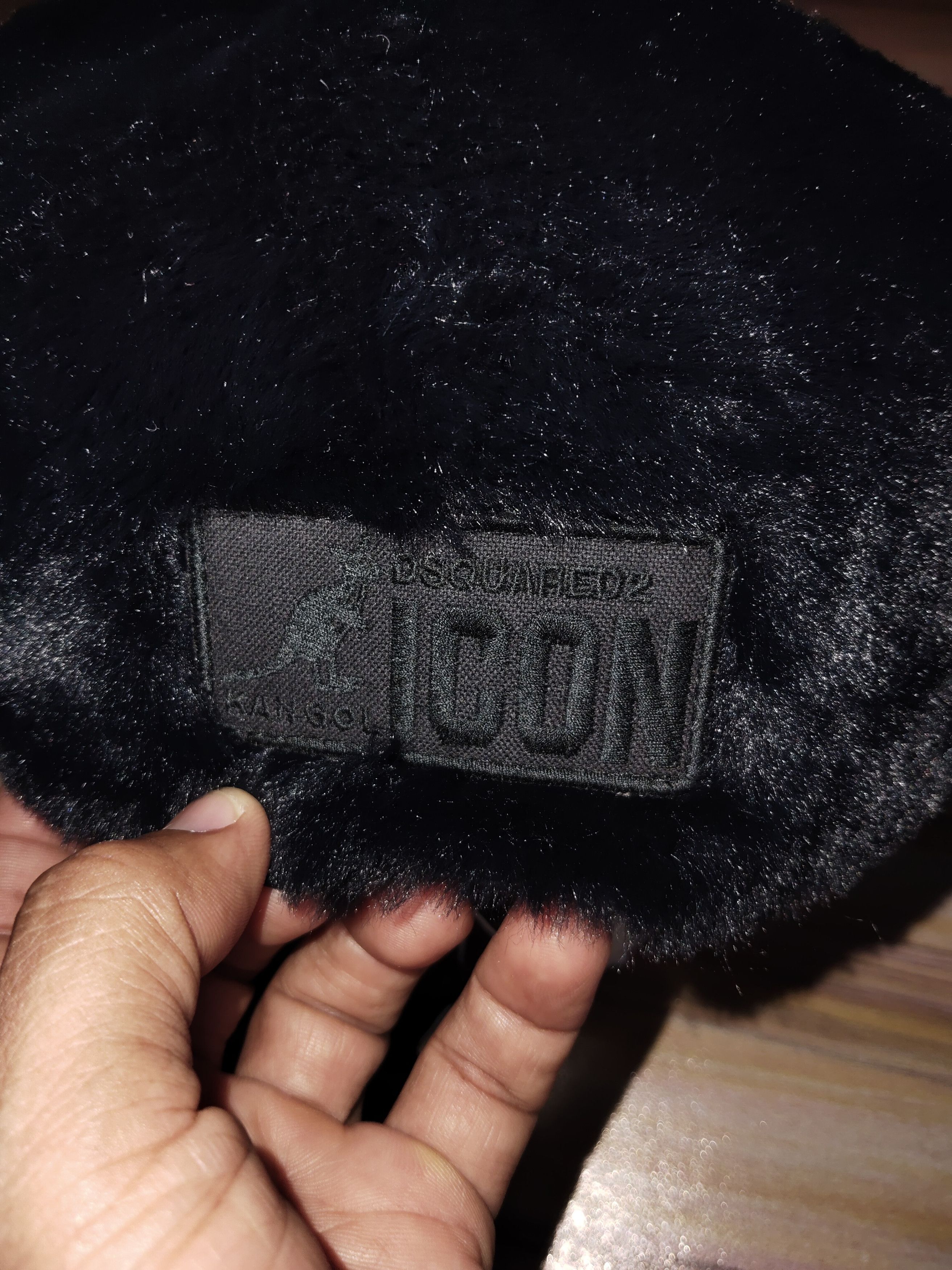 Dsquared2 KANGOL x DSQUARED2 Fleece Flat Cap Size ONE SIZE - 2 Thumbnail