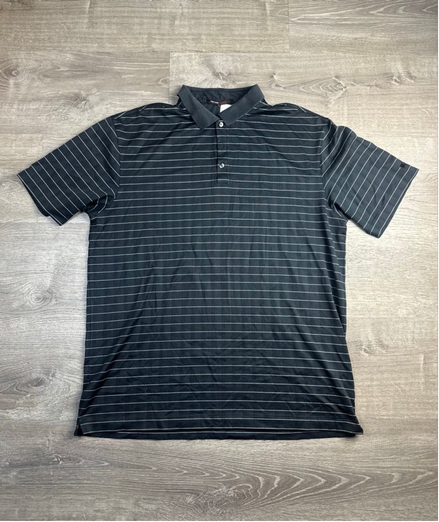 Nike Vintage Nike Tiger Woods Collection Polo Black/Gray Size XL Size US XL / EU 56 / 4 - 2 Thumbnail