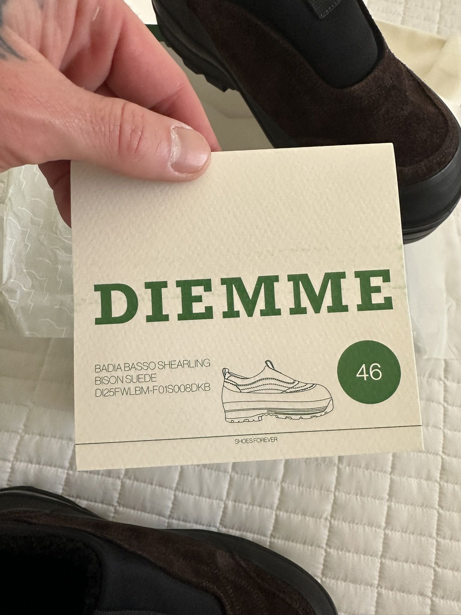 Diemme Diemme Badia Basso Shearling Bison Suede Size US 13 / EU 46 - 17 Thumbnail