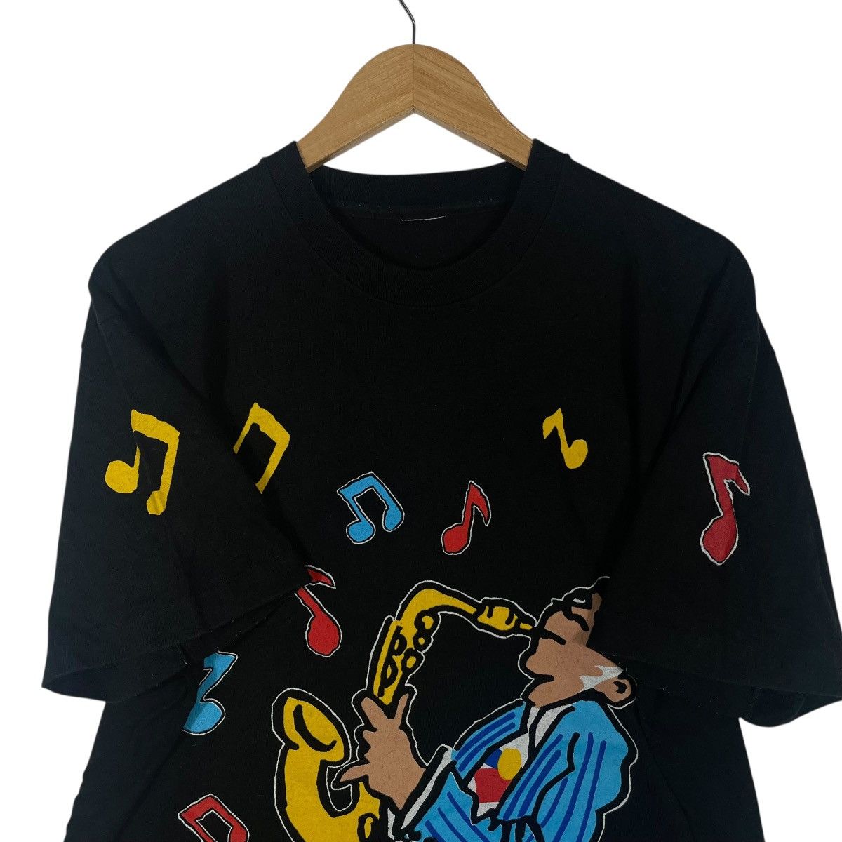Vintage Five Guys Named Moe 1990 CML Graphic T-Shirt Black Size US L / EU 52-54 / 3 - 6 Thumbnail