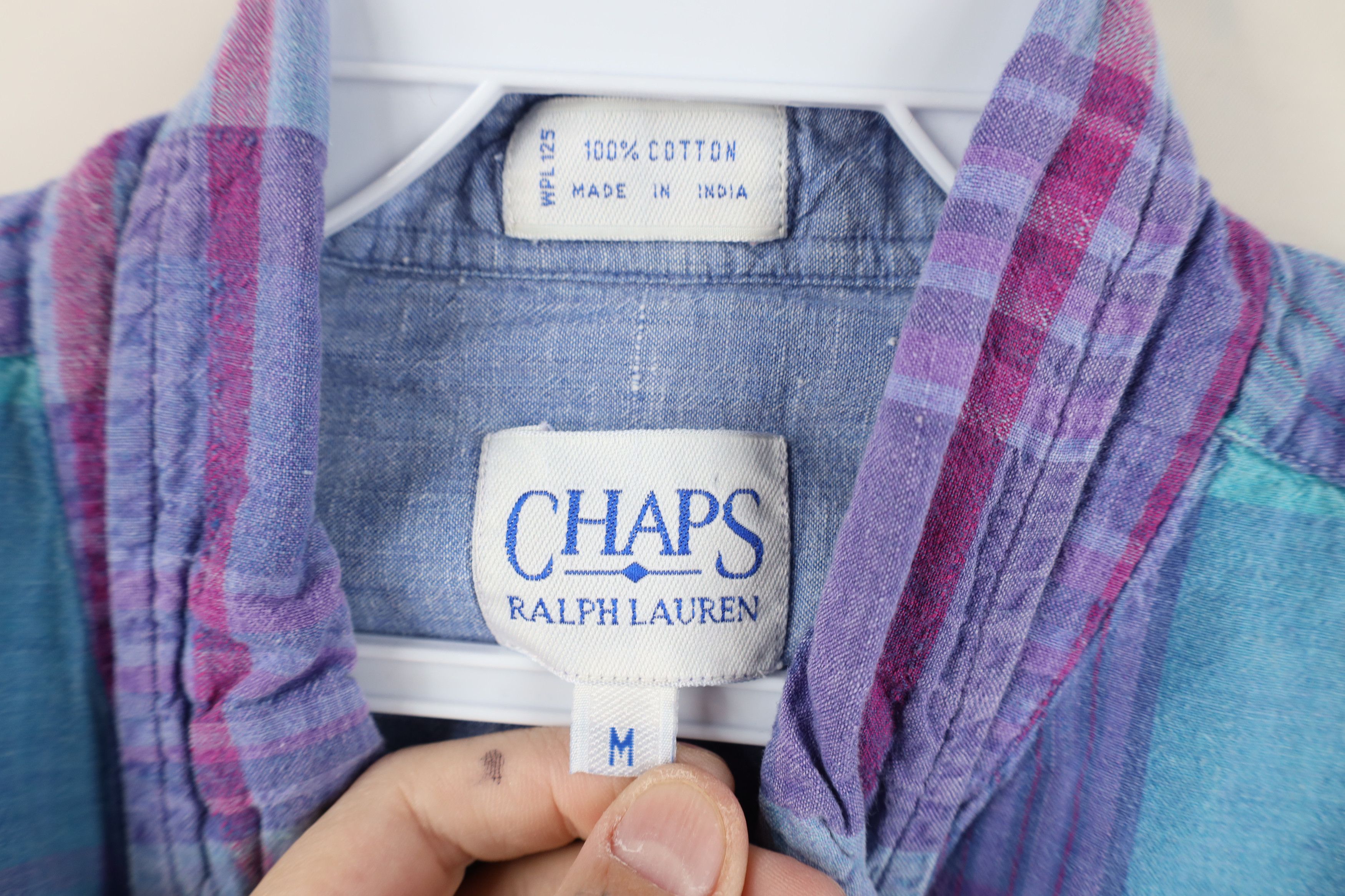 Ralph Lauren Vintage 90s Chaps Ralph Lauren Plaid Button Down Shirt Size US L / EU 52-54 / 3 - 8 Thumbnail