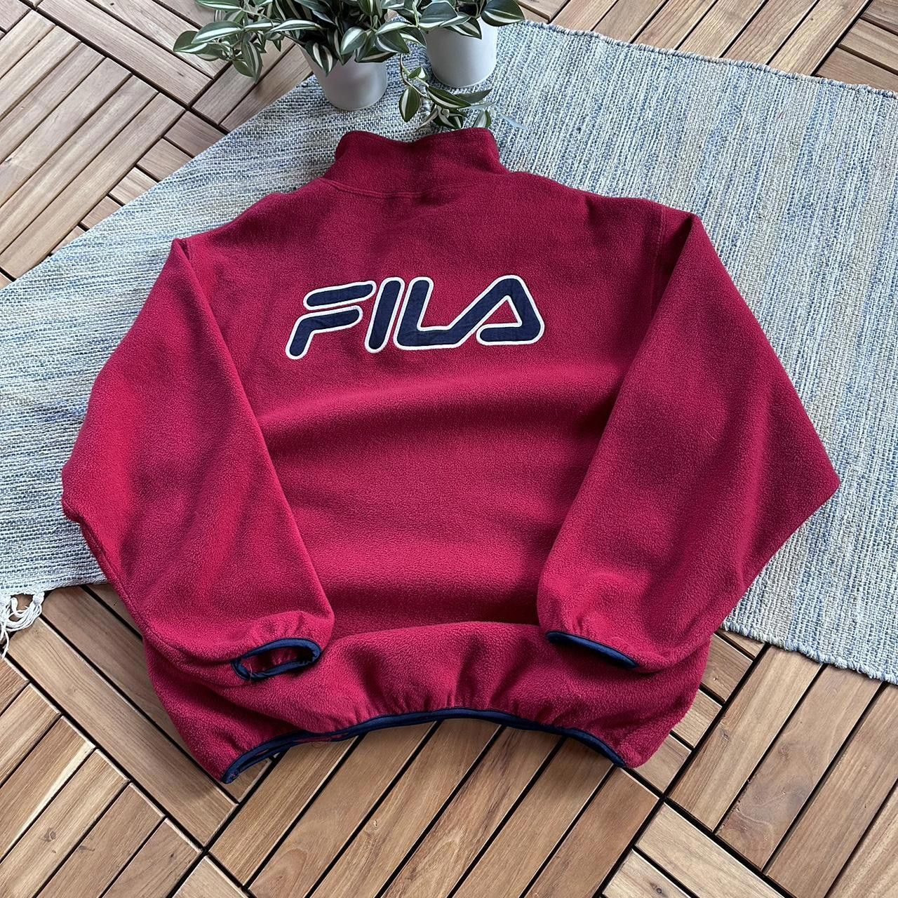 Fila Vintage Y2K Fila Sportswear Fleece Half Zip Jacket Size US M / EU 48-50 / 2 - 2 Thumbnail