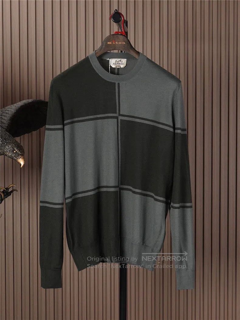 Hermes Hermes Men's Cashmere Sweater Size US L / EU 52-54 / 3 - 1 Thumbnail