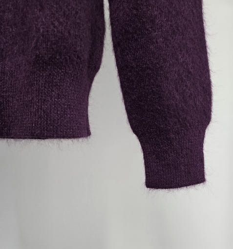 Tom Ford o1sm1stk0725 Mulberry Silk Mohair Crewneck Sweater Size US M / EU 48-50 / 2 - 3 Thumbnail