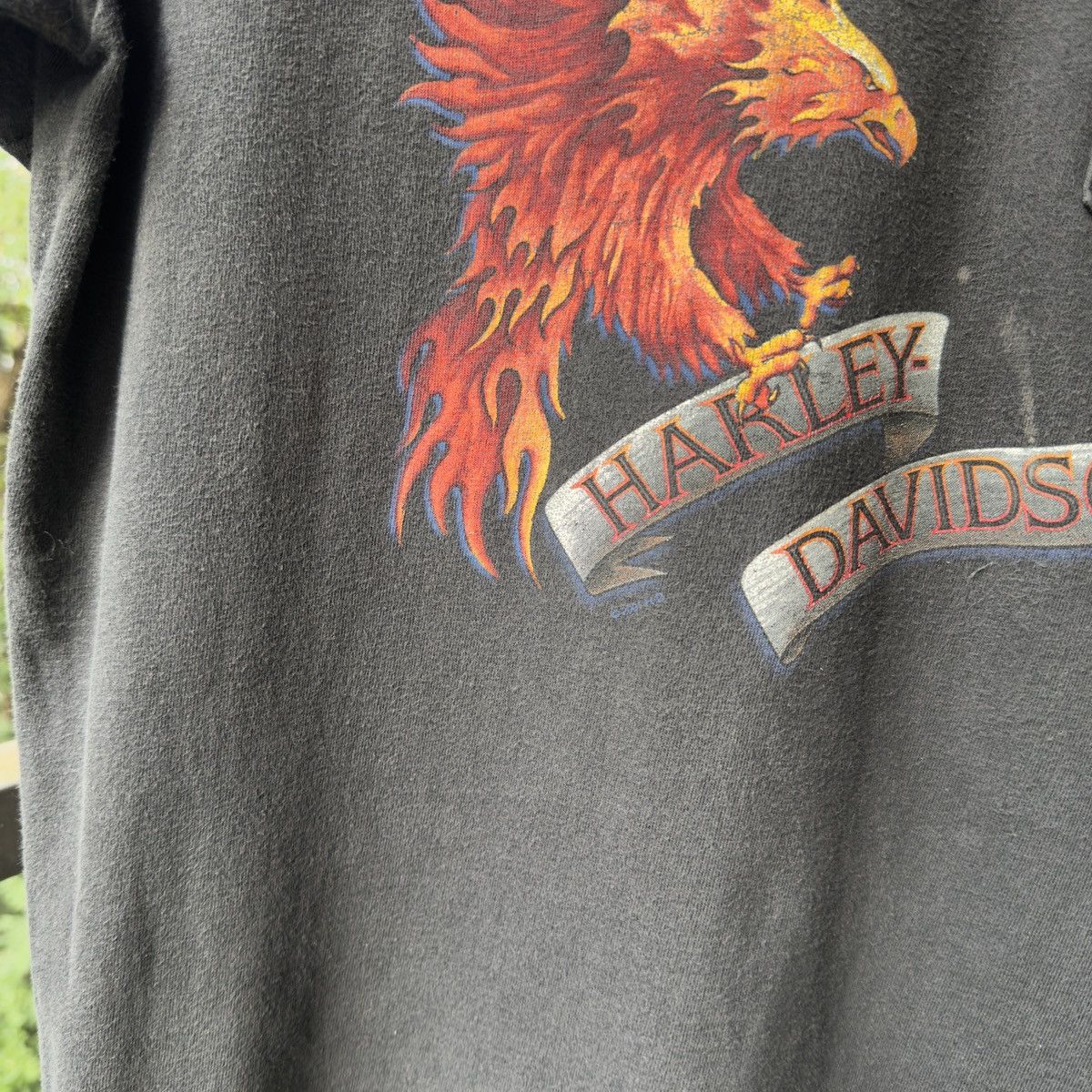 Harley Davidson Thrashed Faded Distressed Pocket Shirt ERD Grunge Chrome Size US M / EU 48-50 / 2 - 8 Thumbnail
