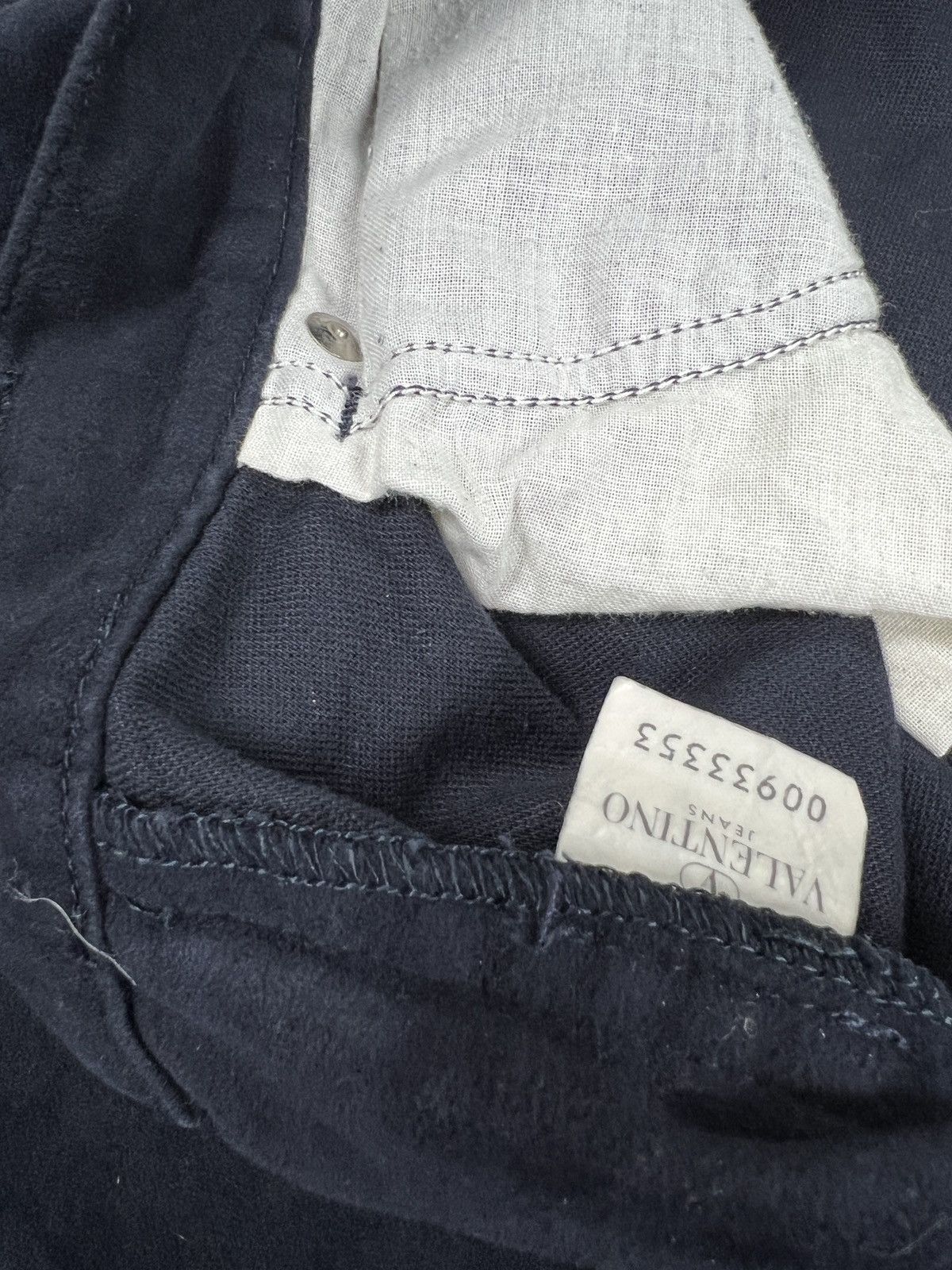 Valentino Vintage Valentino Blue Regular Denim Jeans Size 34 Size US 34 / EU 50 - 6 Thumbnail