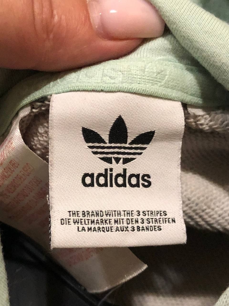 Adidas Adidas Print Logo Pullover Hoodie Sweatshirt Size M / US 6-8 / IT 42-44 - 2 Thumbnail
