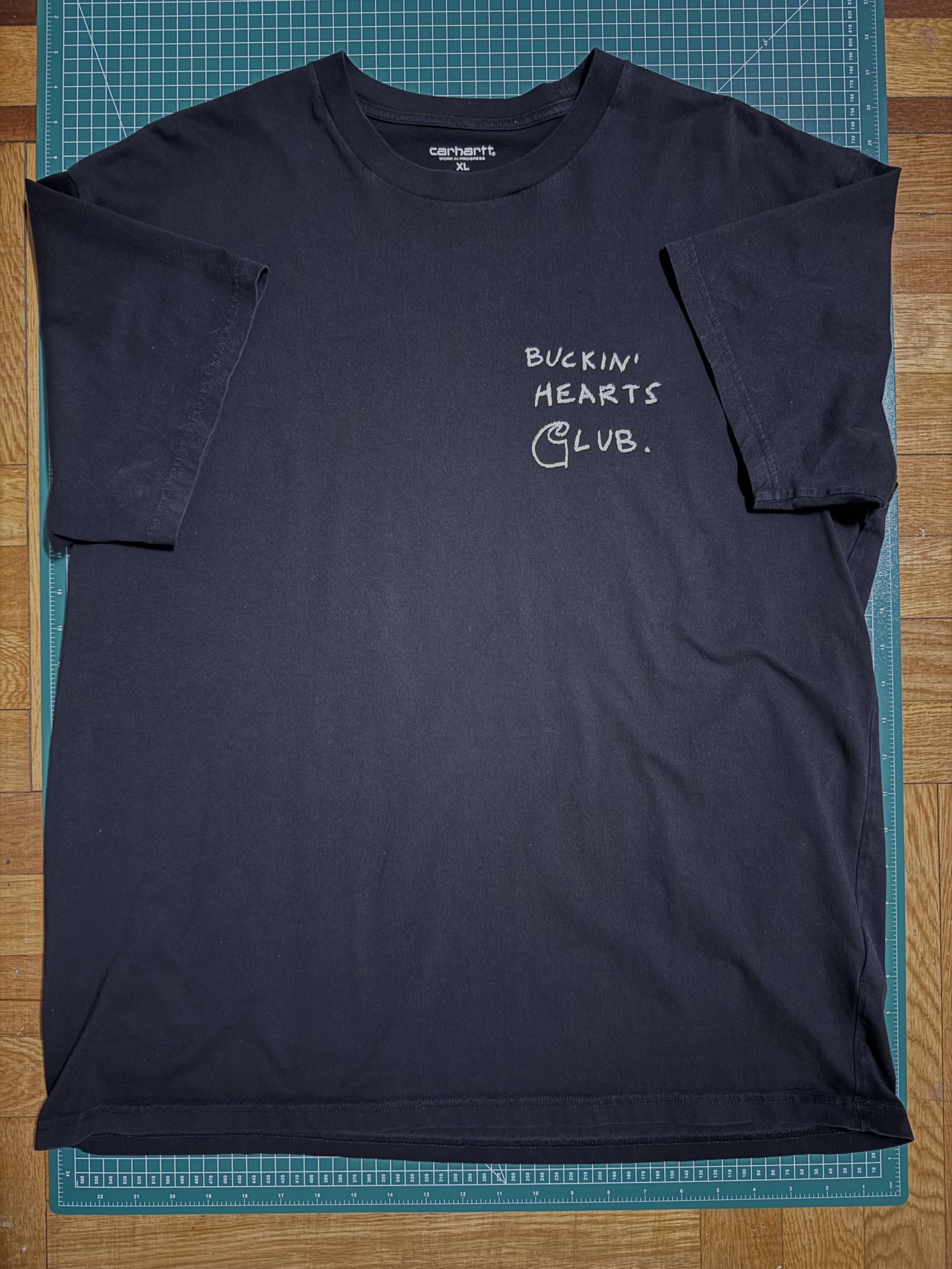 Carhartt Wip Carhartt WIP Buckin Hearts Club Tee - Black Size US XL / EU 56 / 4 - 2 Thumbnail