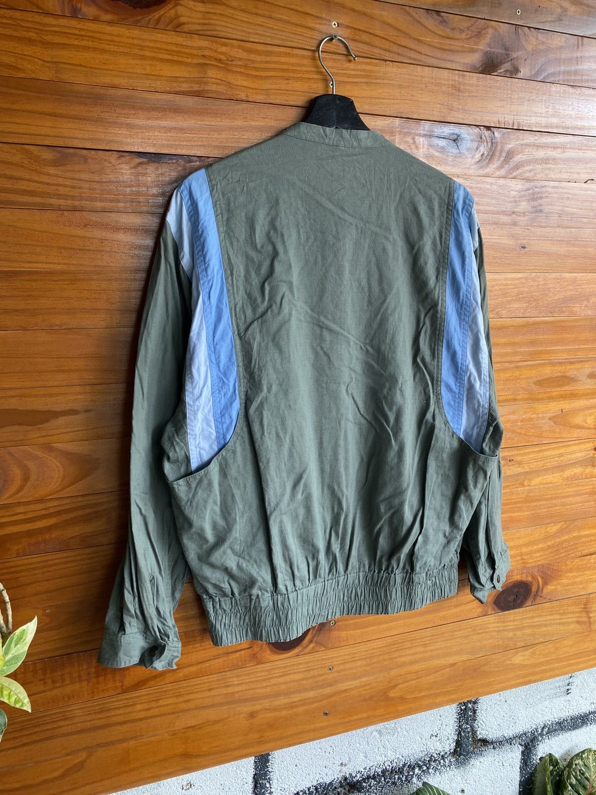 Lancel Vintage LANCEL Paris Utility Jacket Olive Green Panel Design Size US L / EU 52-54 / 3 - 10 Thumbnail