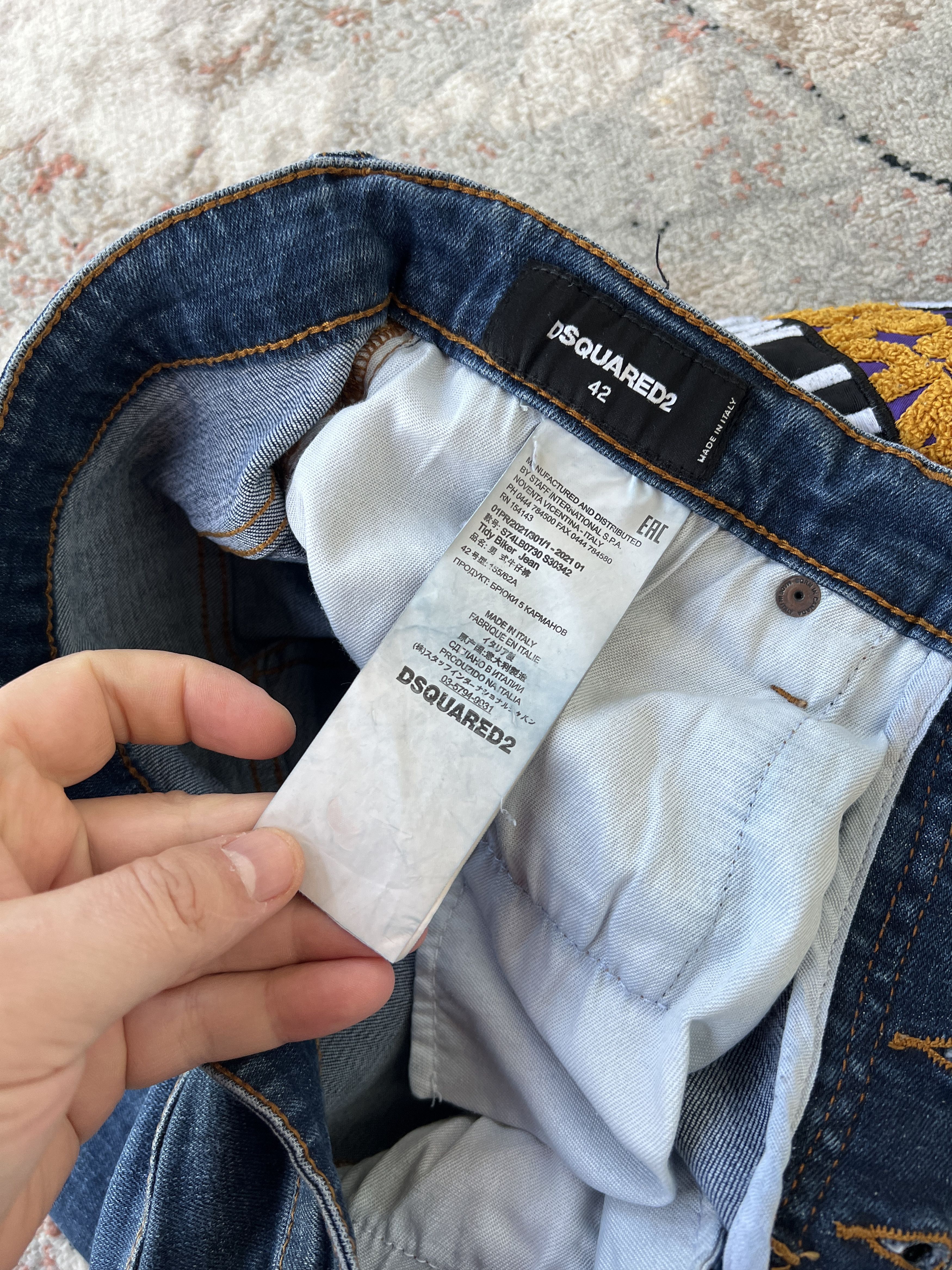 Dsquared2 Dsquared2 Skater Tidy Biker Jean Size US 26 / EU 42 - 6 Thumbnail