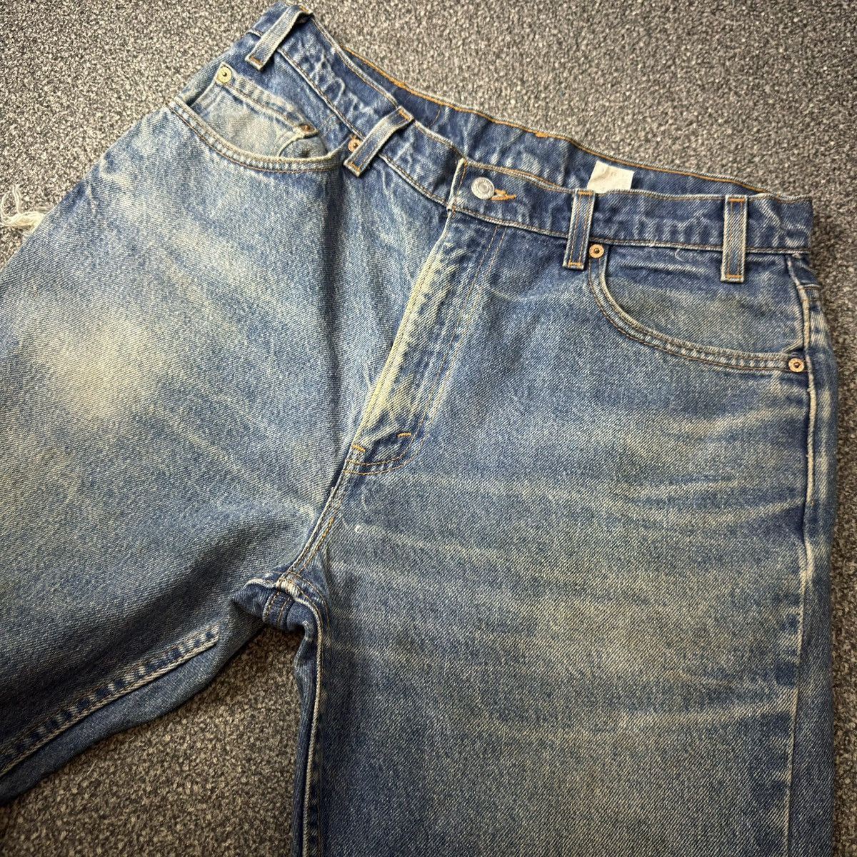 Levi's Levis 505 Regular Fit Straight Leg Dirty Denim W35 y2k Style Size US 36 / EU 52 - 3 Thumbnail