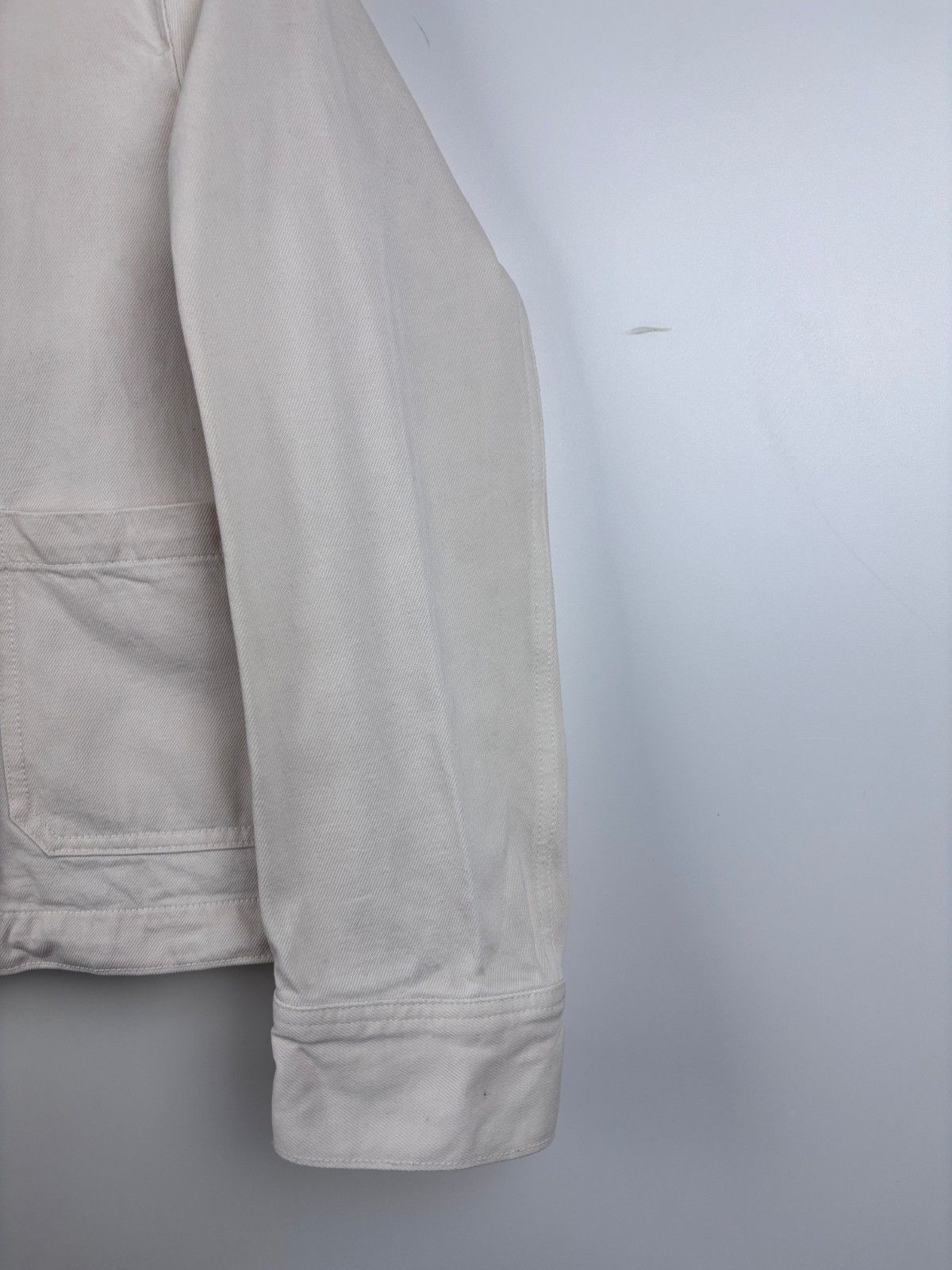 Arket Arket Denim Button Up Casual Jacket White Beige Size 34 Size XS / US 0-2 / IT 36-38 - 3 Thumbnail
