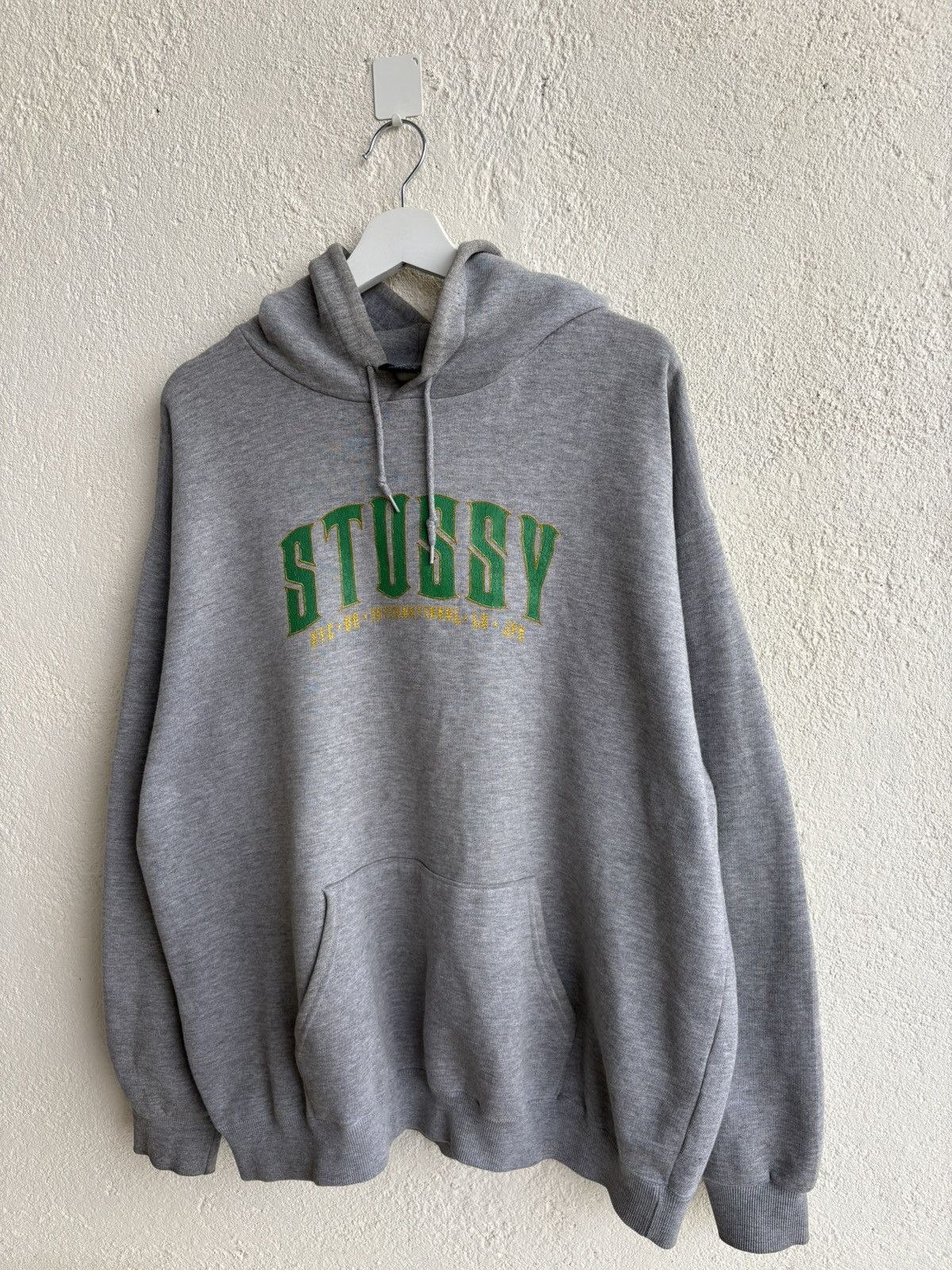 Stussy 90s Stussy Font Logo Hoodies Size US XL / EU 56 / 4 - 5 Thumbnail