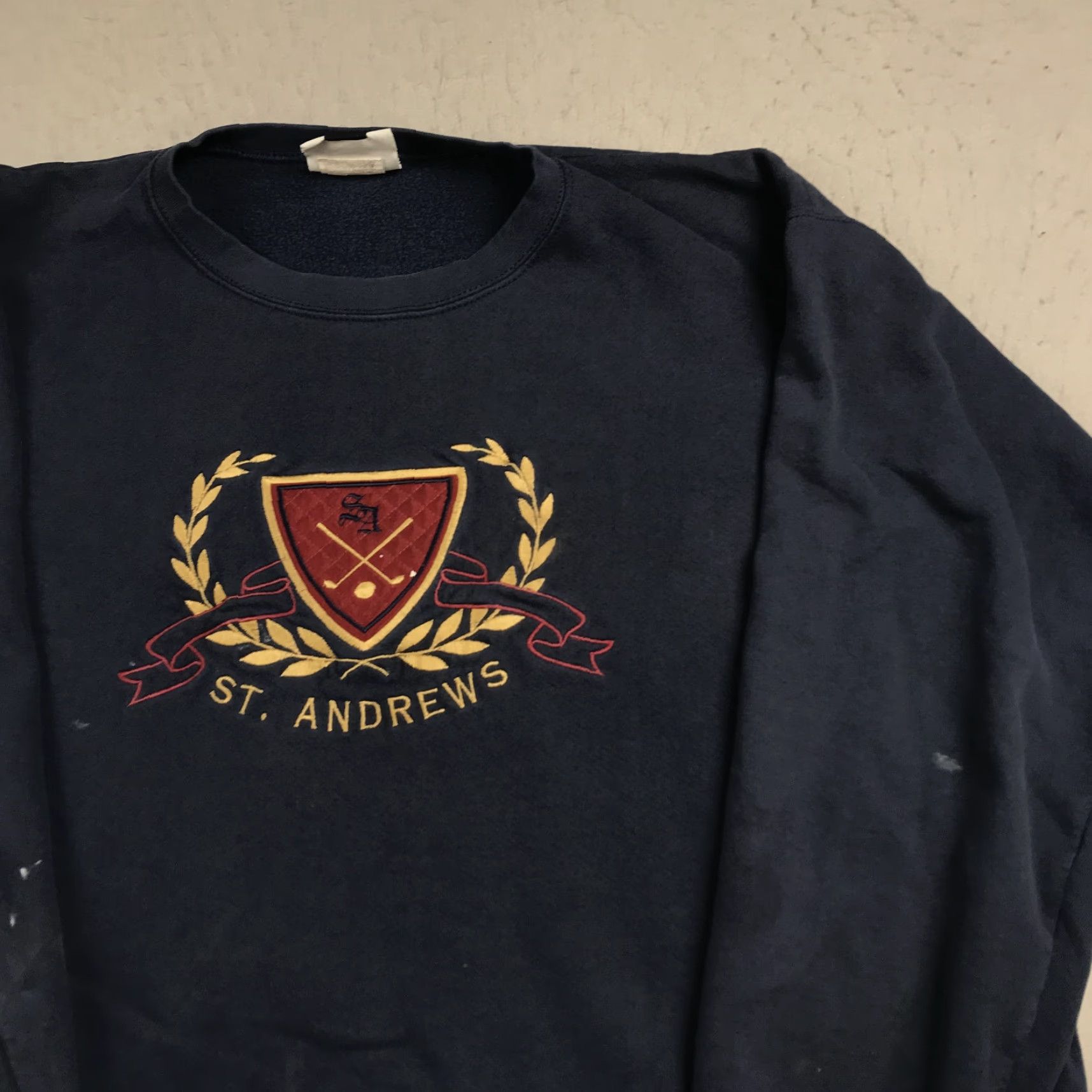 Lee VINTAGE Lee Sweatshirt St Andrews Golf Mens Medium Blue Crewneck Scotland 90s Size US M / EU 48-50 / 2 - 3 Thumbnail