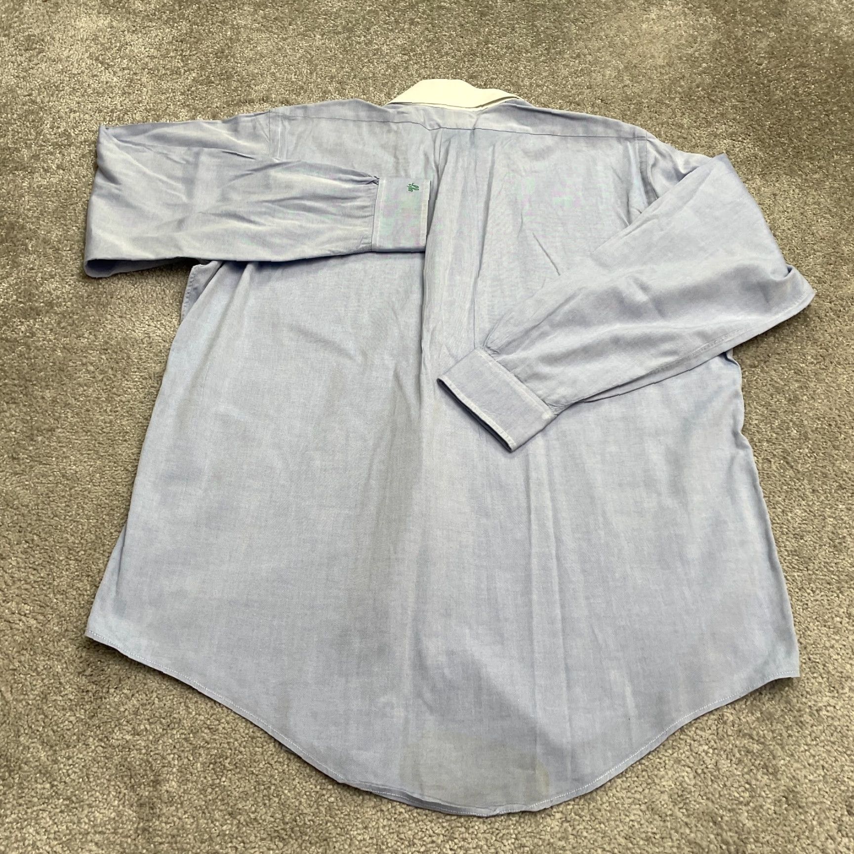 Brooks Brothers Brooks Brothers Dress Shirt Mens 15.5 Blue Long Sleeve Cotton Business Work Shirt Size 42R - 2 Thumbnail