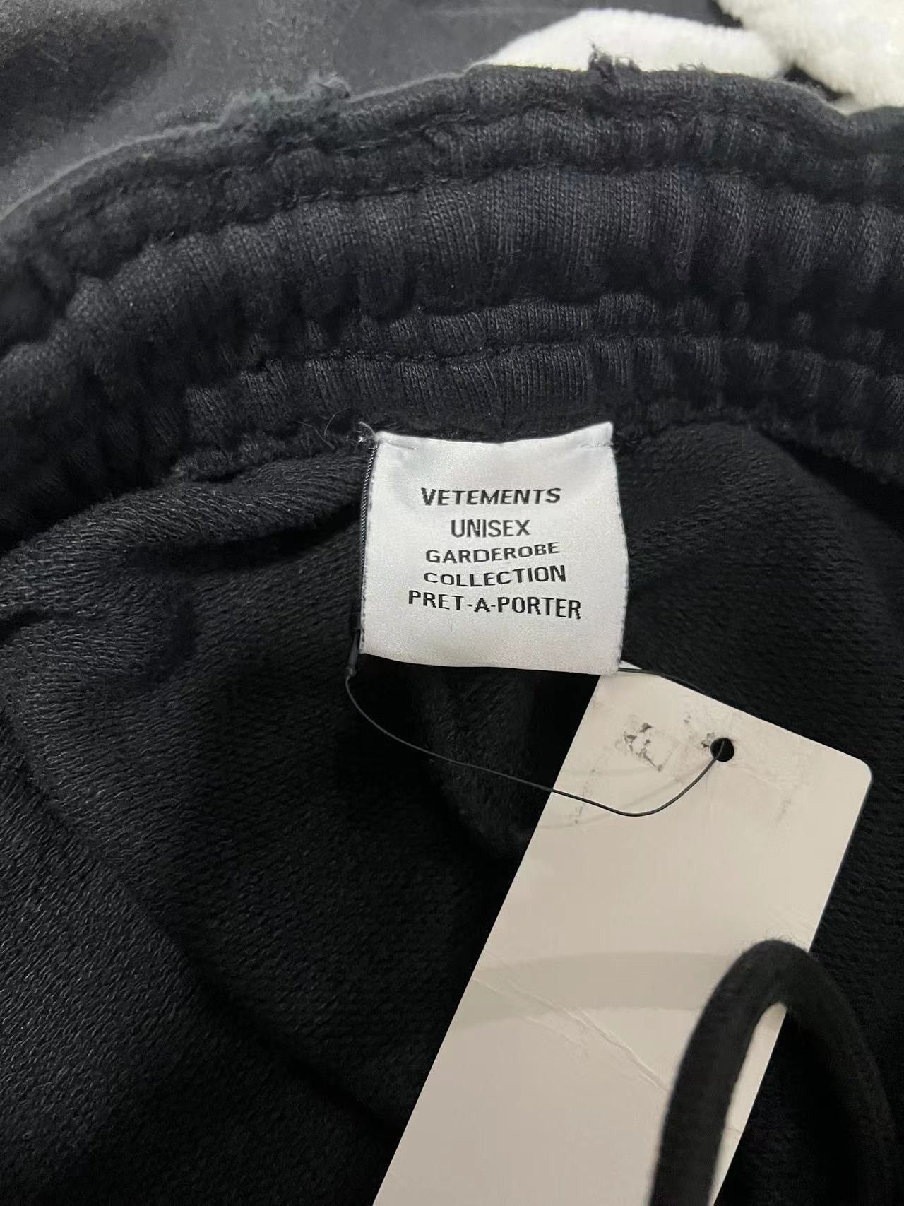 Vetements Vetements distressed logo wide leg sweatpants Size US 31 - 4 Thumbnail