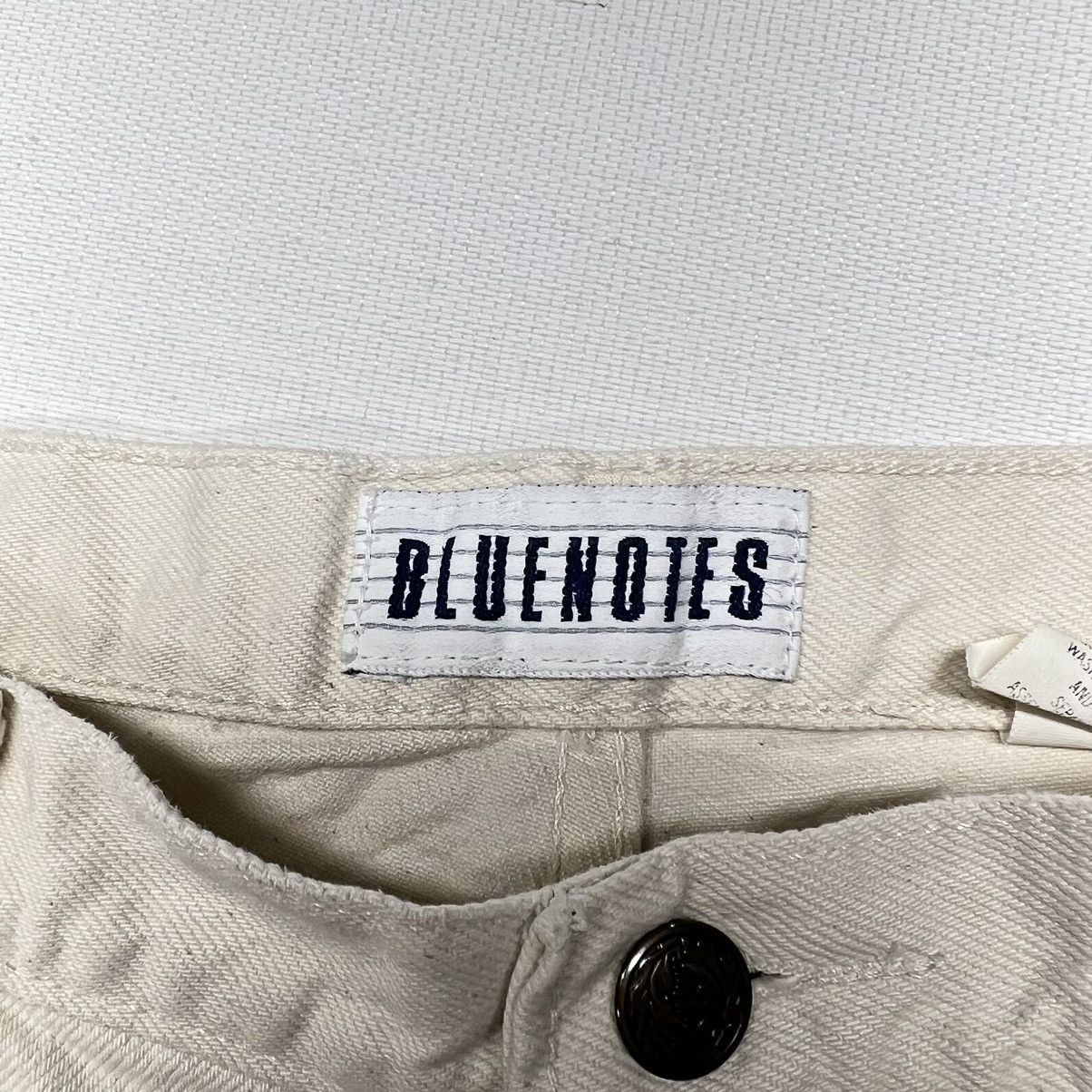 Vintage VTG Bluenotes Jeans Straight Beige Tan Pants Denim Workwear Size US 34 / EU 50 - 7 Thumbnail